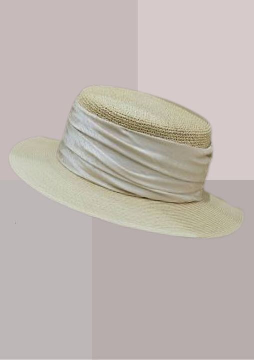 Chapeau de Paille Femme Chic Ivoire | Cap-Chapeau