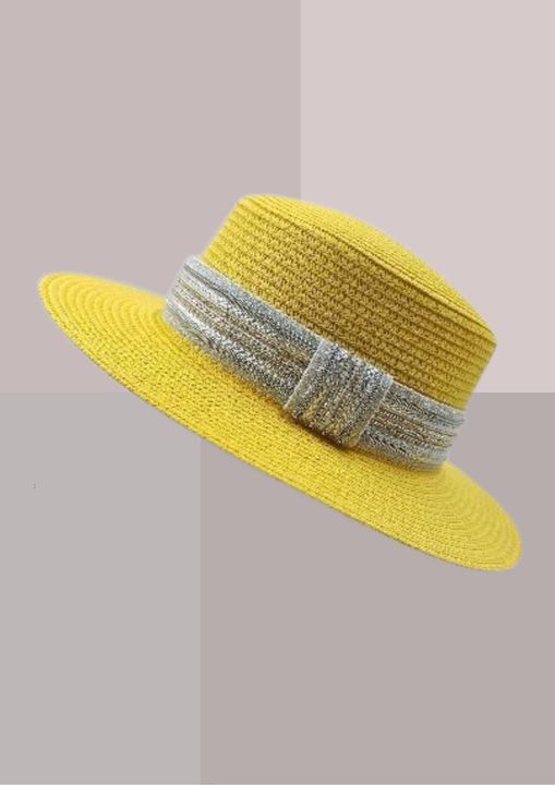 Chapeau habillé Femme Jaune | Cap-Chapeau