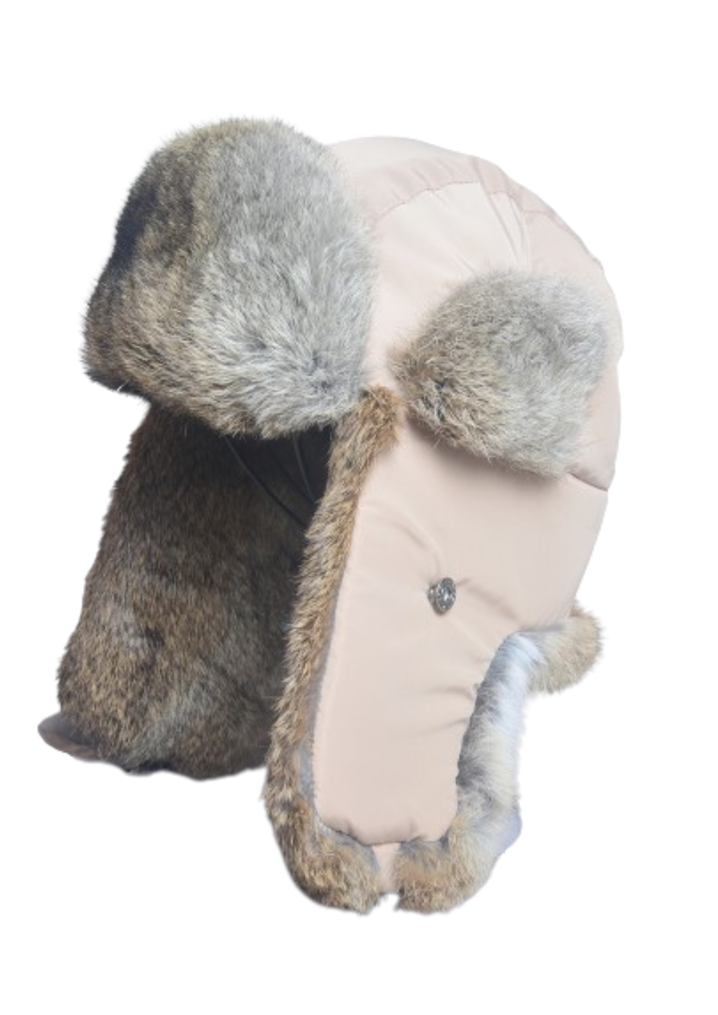 Chapka Fourrure Enfant Beige | Cap-Chapeau