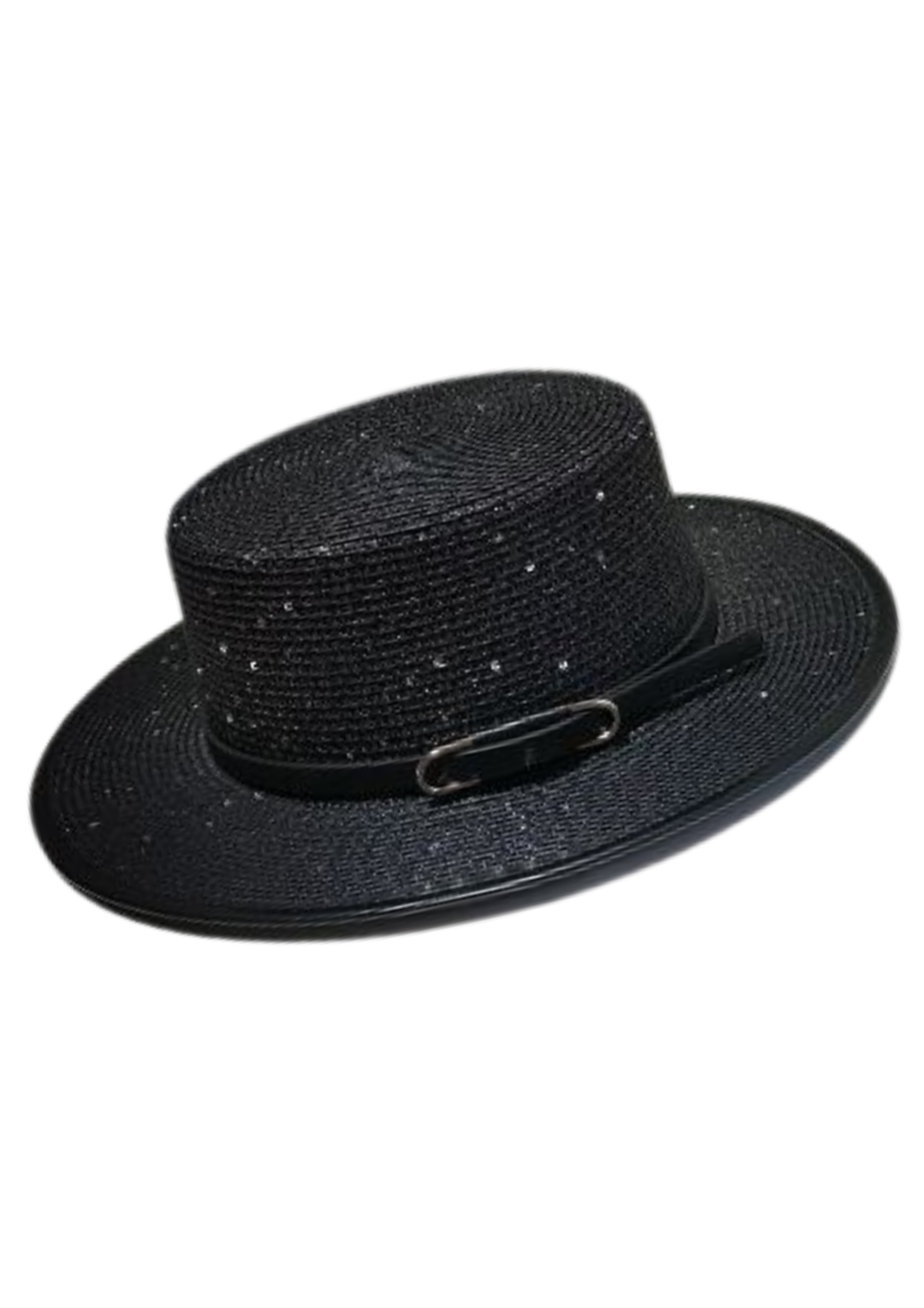 Chapeau de Paille Femme Chic Noir  | Cap-Chapeau