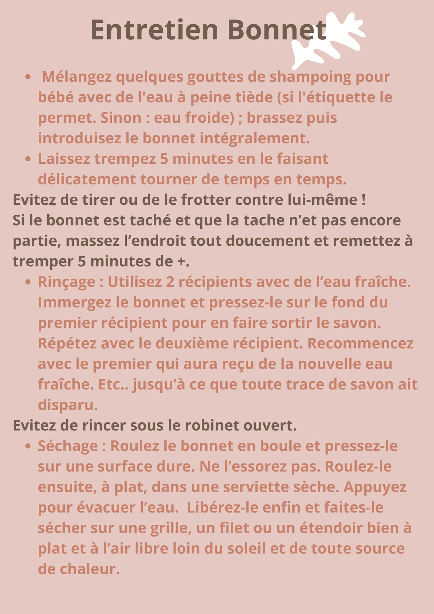 Entretien Bonnet Bébé 12 Mois | Cap-Chapeau