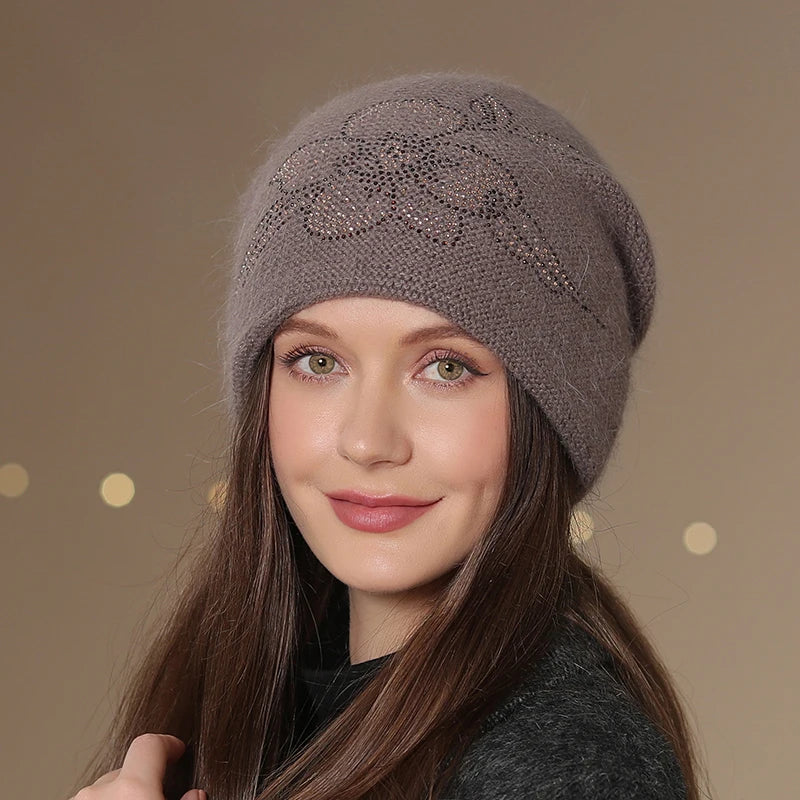 Bonnet long fleur | Cap-Chapeau