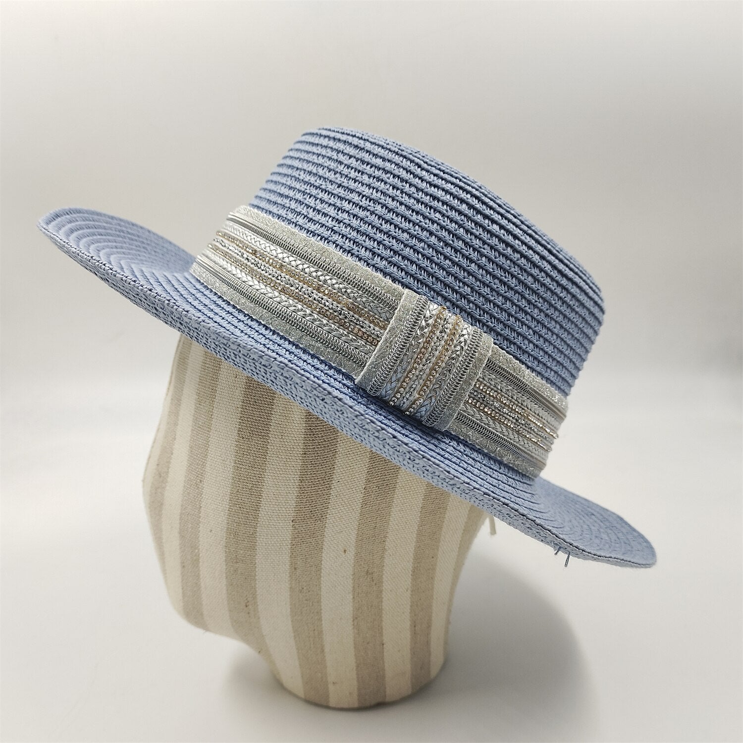 Chapeau Habillé Femme Bleu Ciel  Ete | Cap-Chapeau