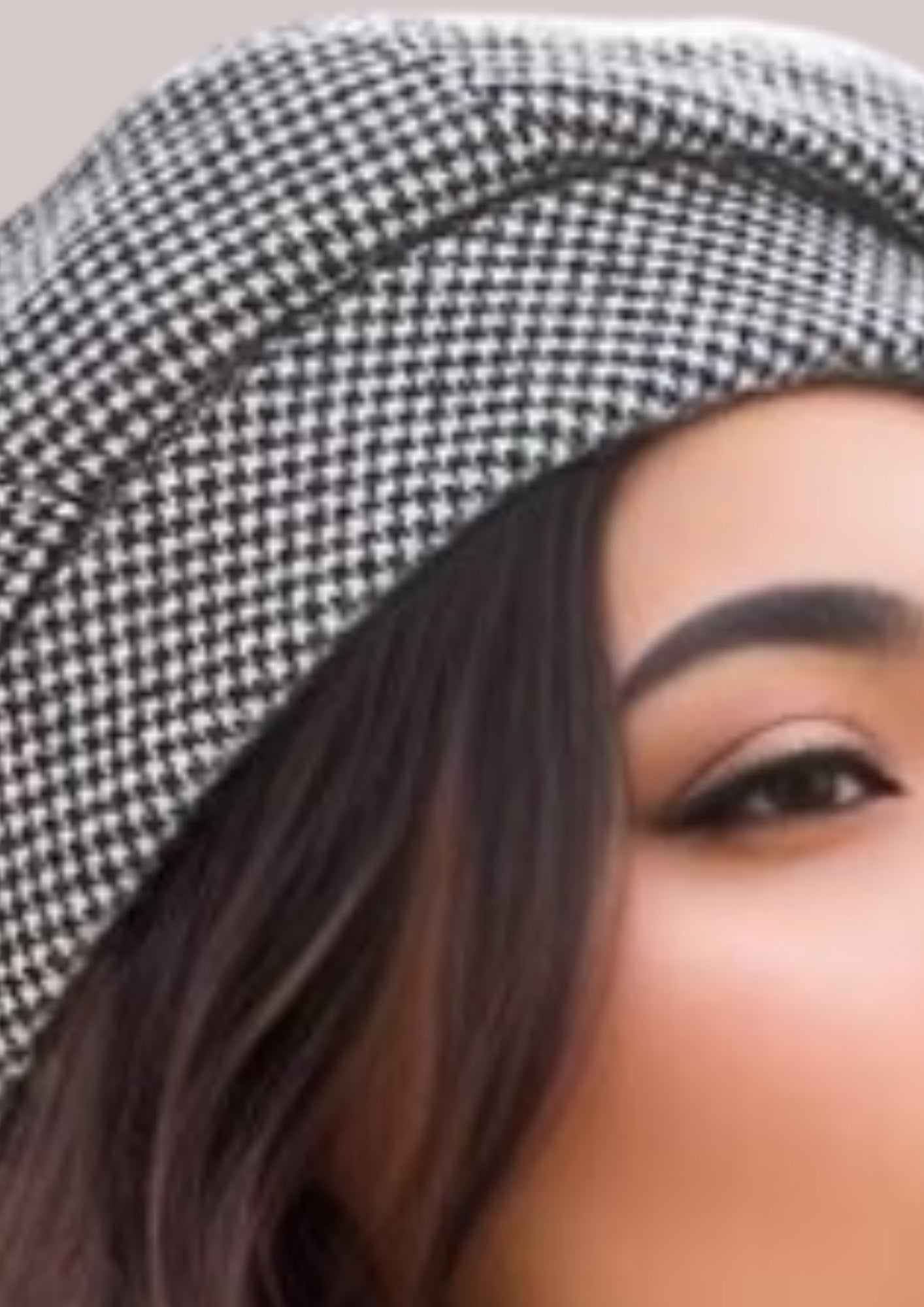 Beret femmes noir et blanc | Cap-Chapeau