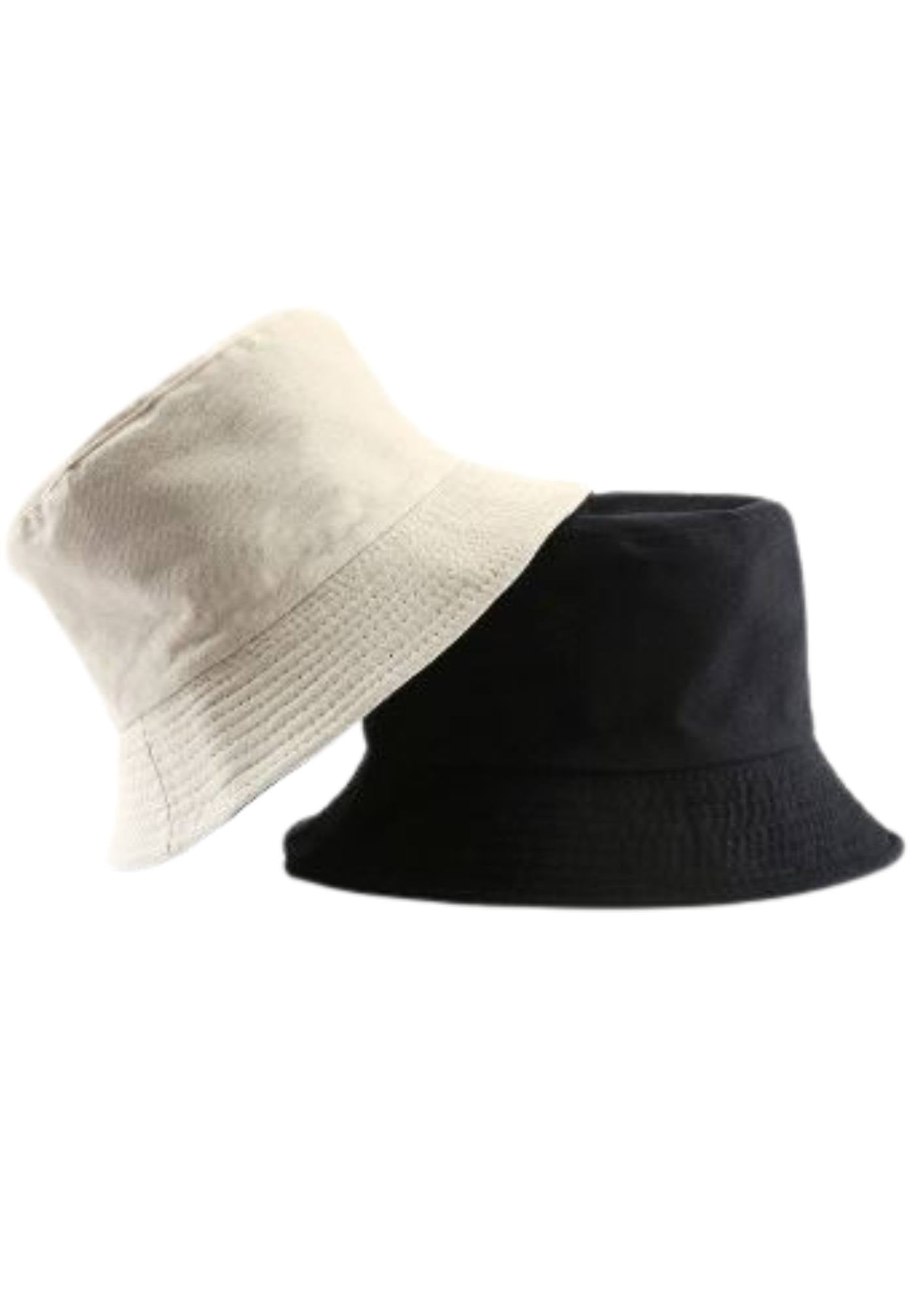Bob Réversible Homme Noir et Blanc | Cap-Chapeau