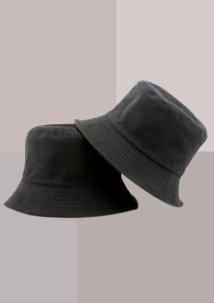 Bob Reversible Noir et Gris | Cap-Chapeau