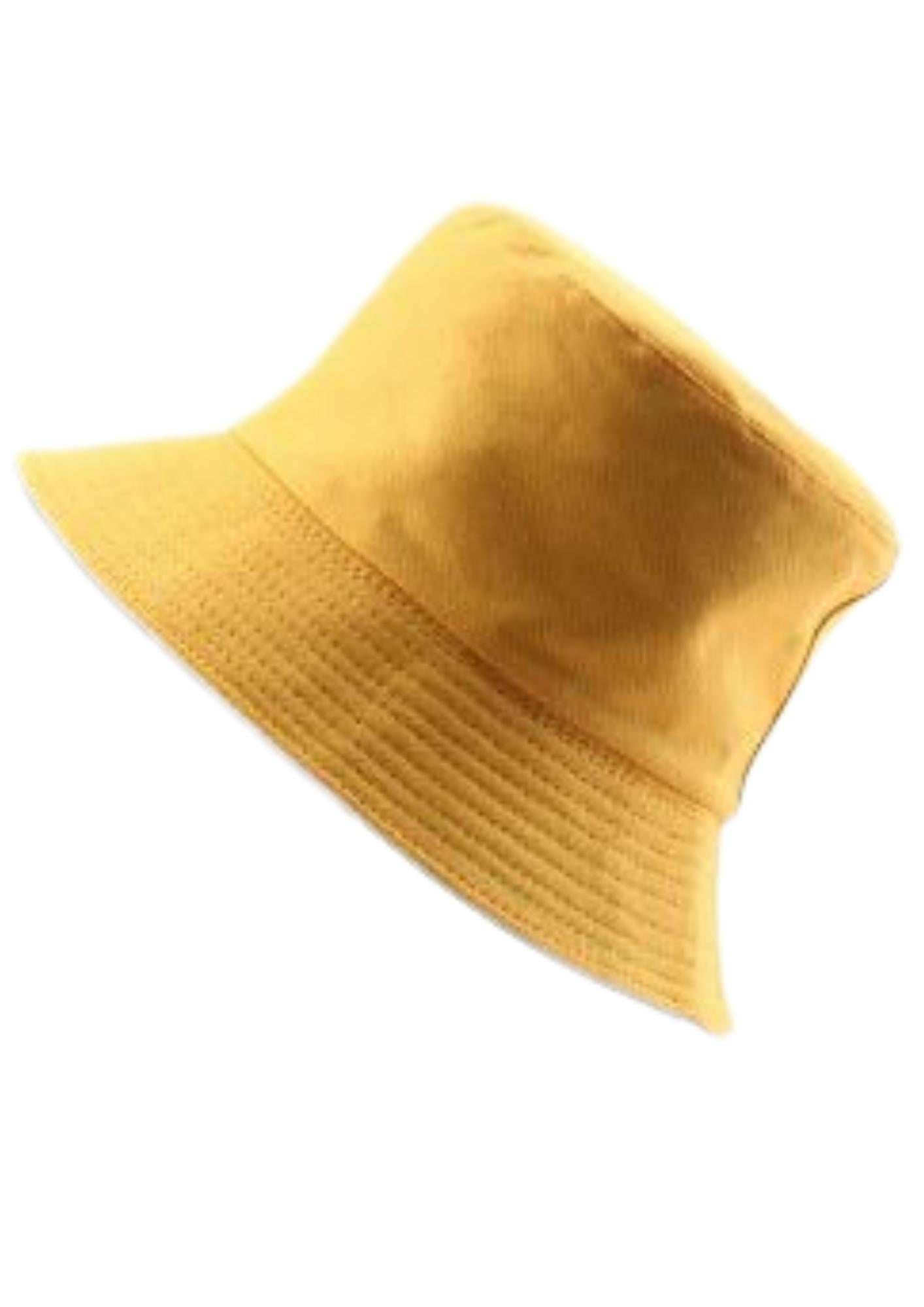 Bob Reversible Femme Noir et Jaune | Cap-Chapeau