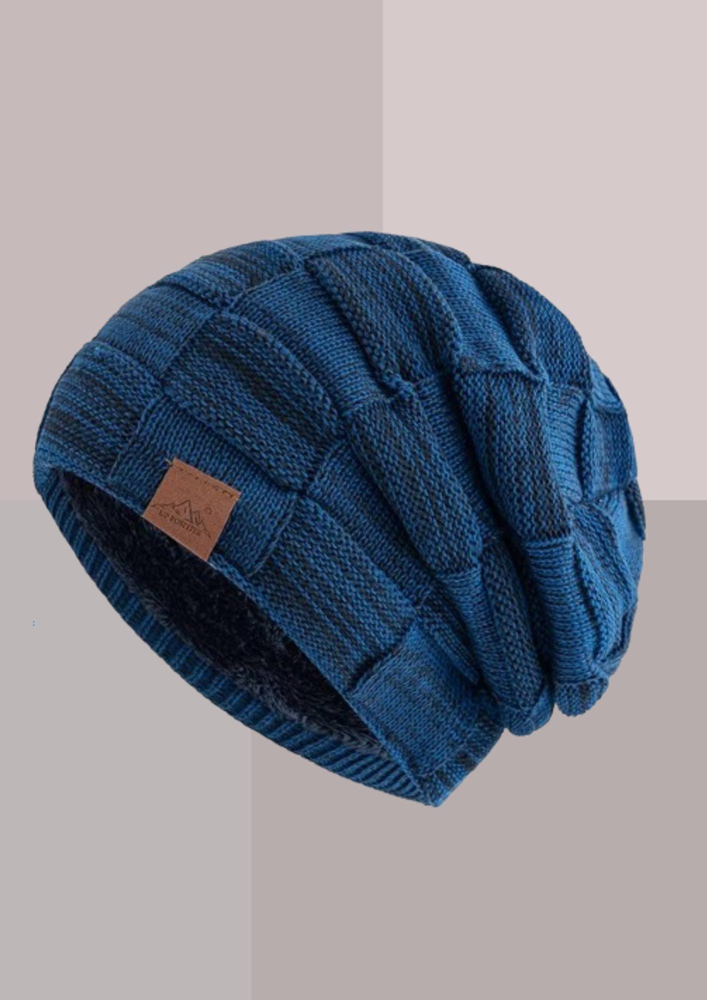 Bonnet Femme Double Pompon Doublé Polaire | Chaud, Extensible, Lavable | Hiver Décontracté Et Chic