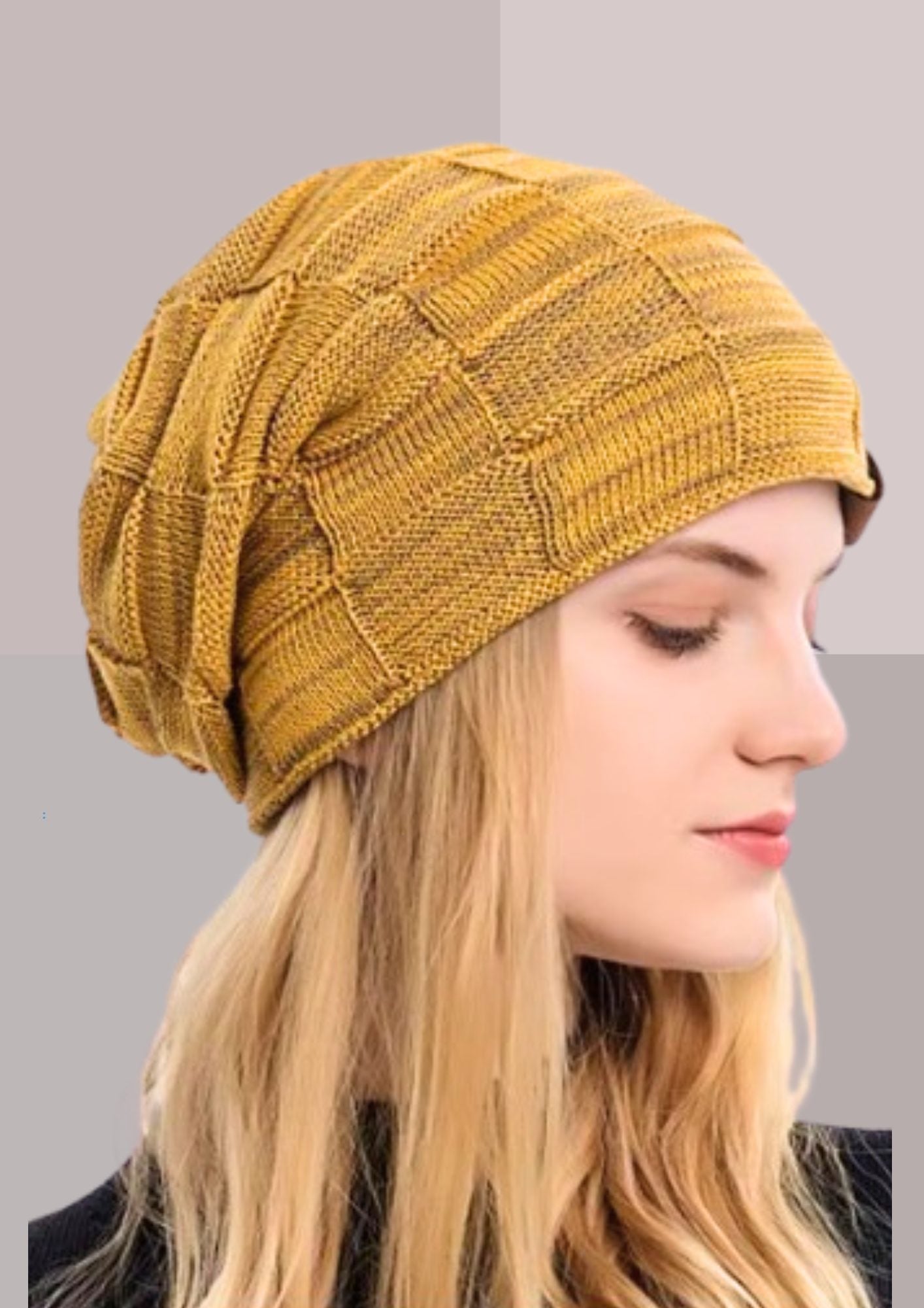 Bonnet Tricoté Buff Unisex Lyne - Intérieur Polaire, Maille Bonnet Tricoté Buff Unisex Lyne - Intérieur Polaire, Maille