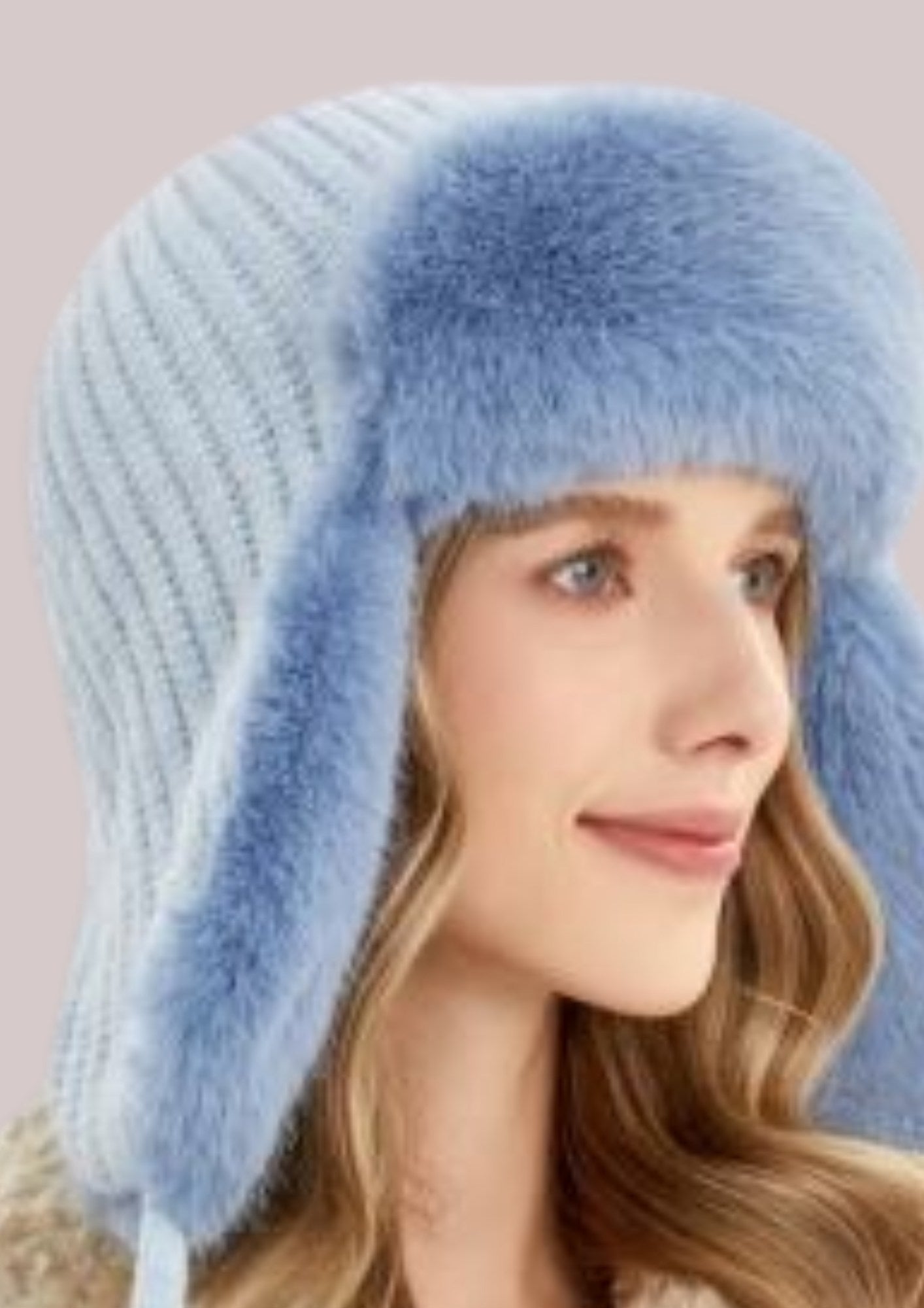 Bonnet de Trappeur Femme Bleu | Cap-Chapeau