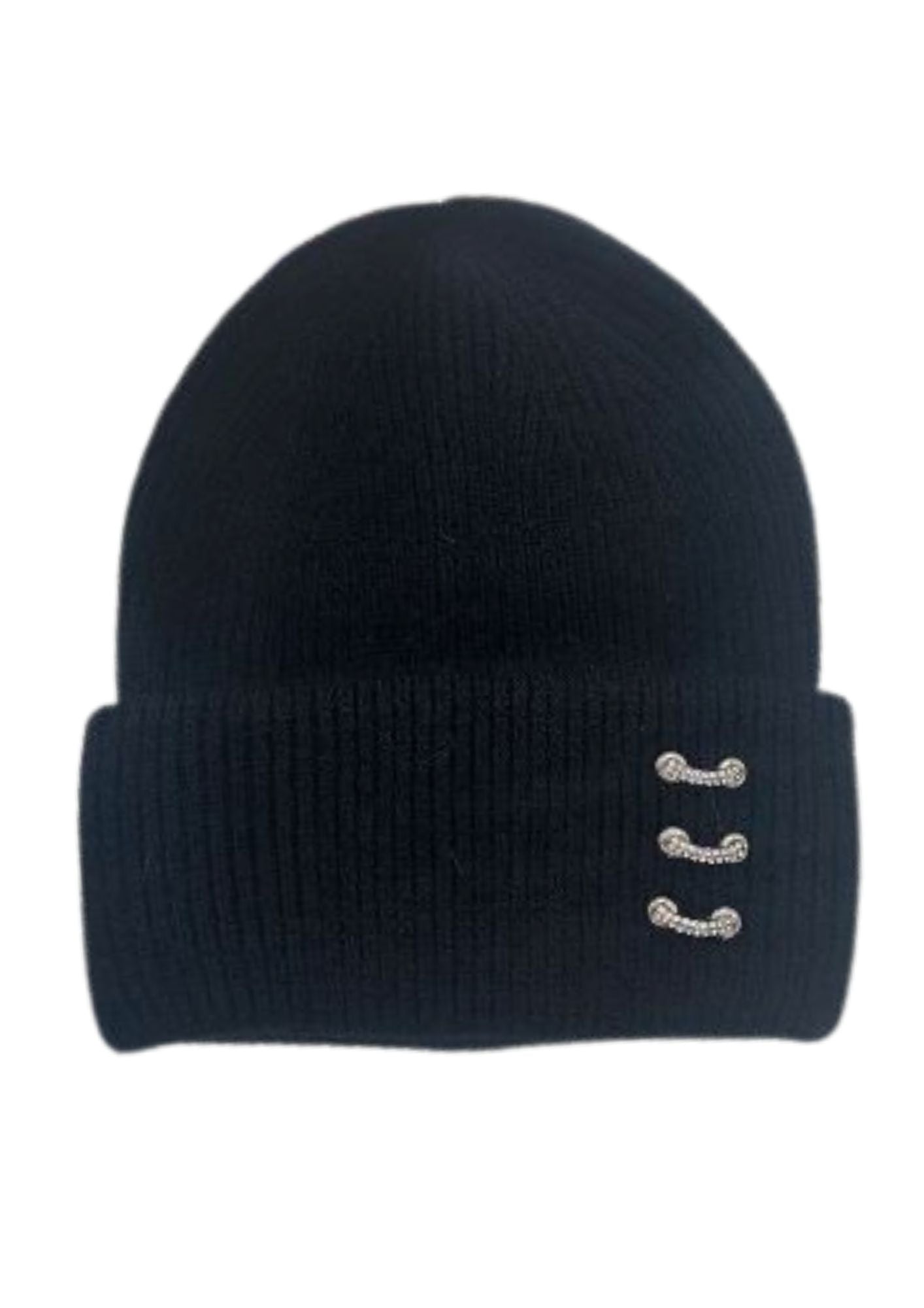 Bonnet cachemire noir | Cap-Chapeau