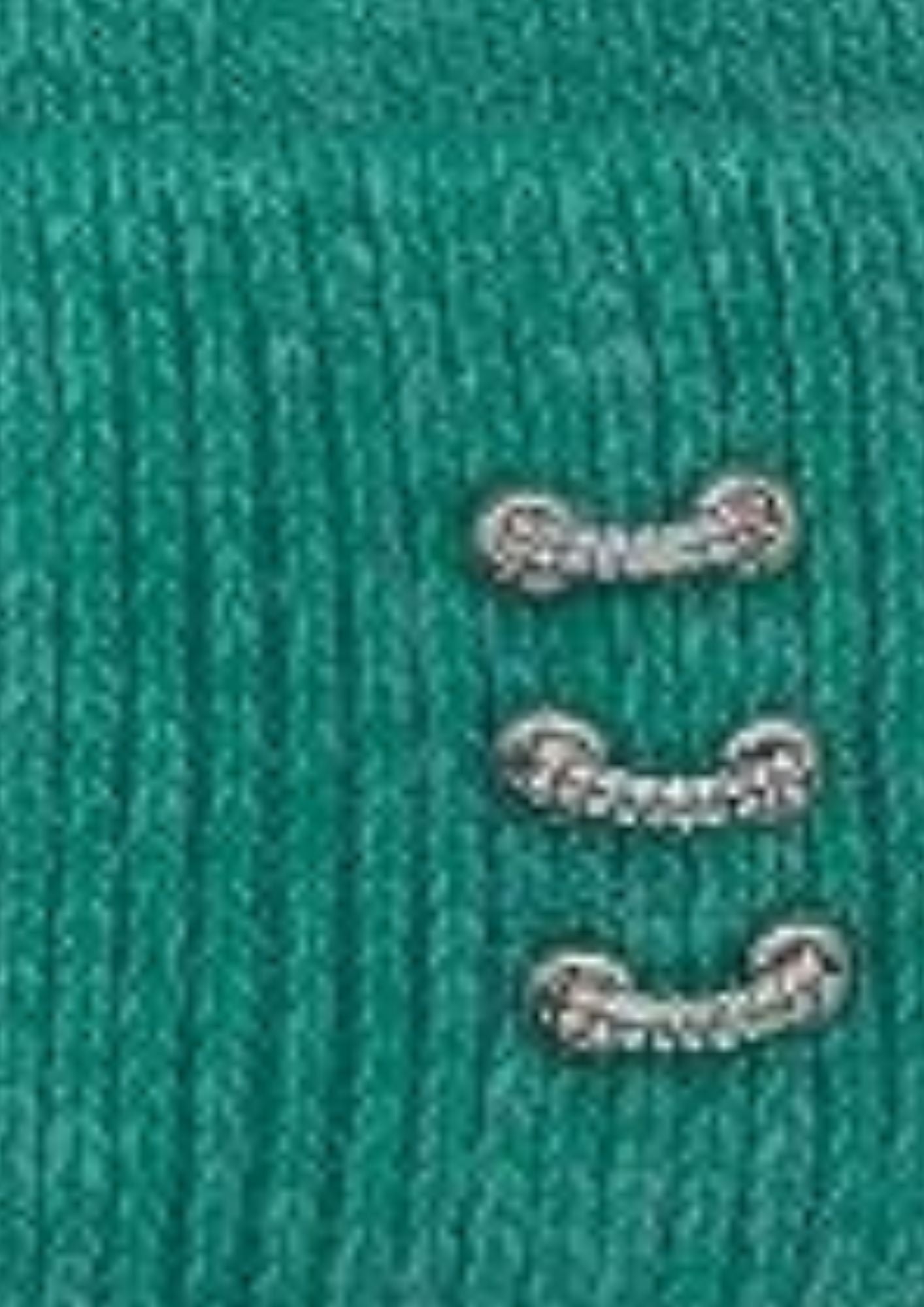 Bonnet femme vert avec strass en cachemire | Cap-Chapeau