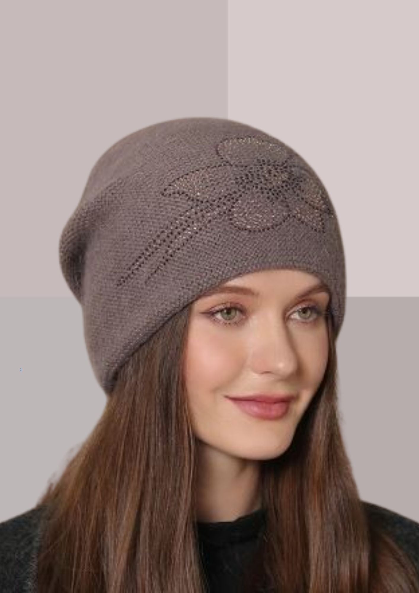 Bonnet long brodé | Cap-Chapeau