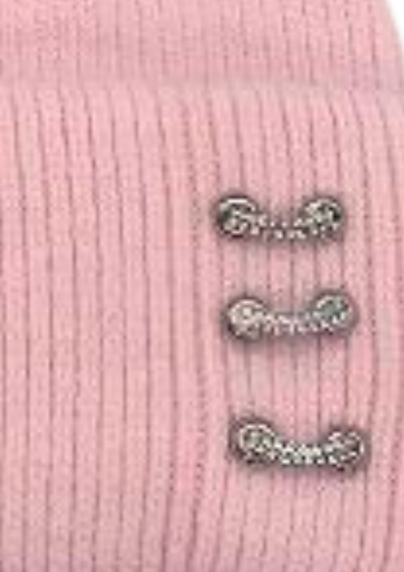Bonnet rose femme strass cachemire | Cap-Chapeau