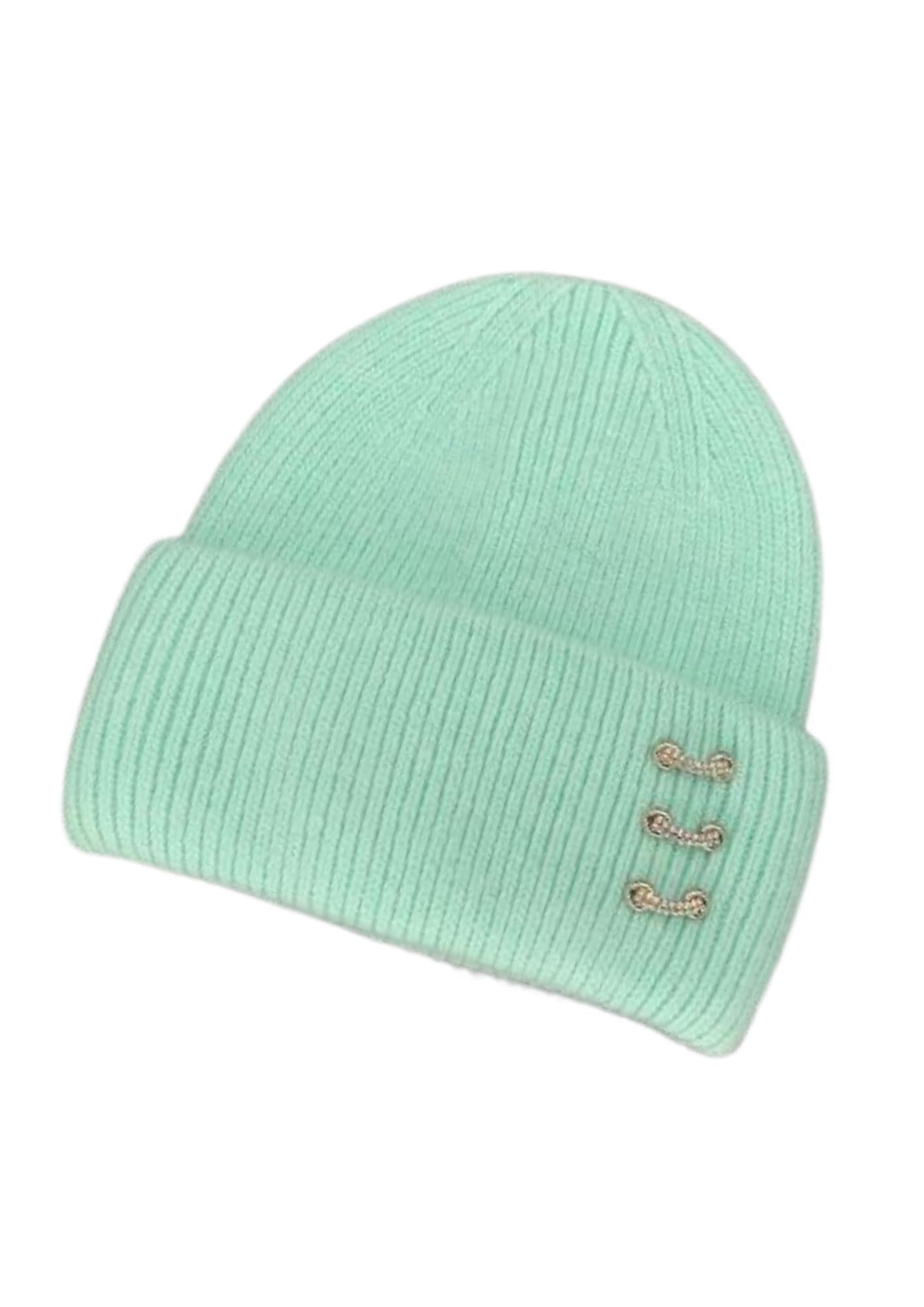 Bonnet strass chic chaud cachemire | Cap-Chapeau