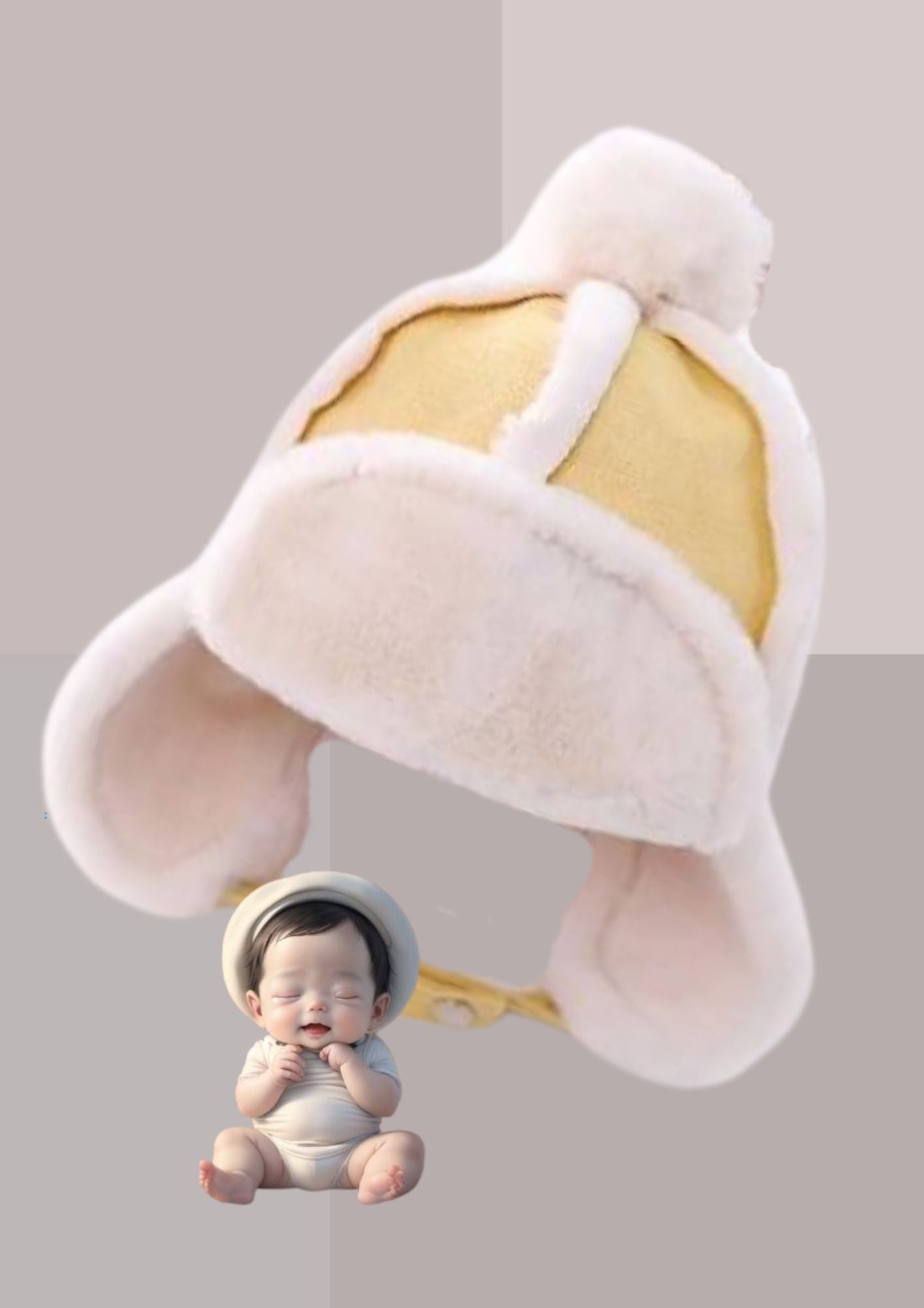 BONNET BÉBÉ HIVER FILLE OU CHAPKA GARCON CAP-CHAPEAU – Cap-Chapeau