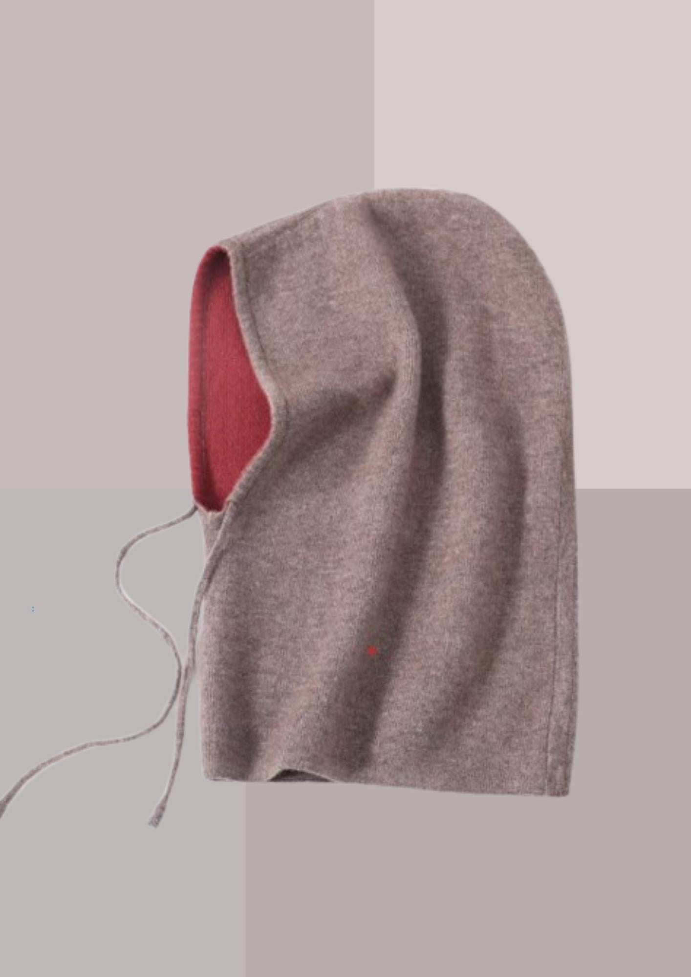 Cagoule capuche - Capuche amovible femme marron cachemire | Cap-Chapeau
