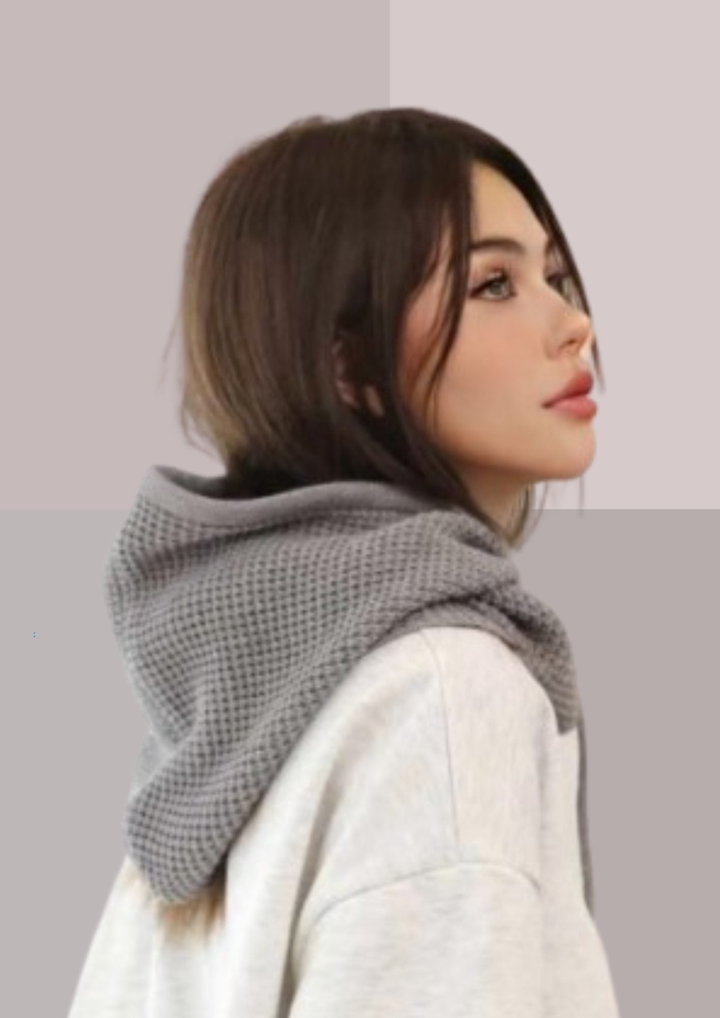 Capuche amovible seule - bonnet capuche - gris | Cap-Chapeau