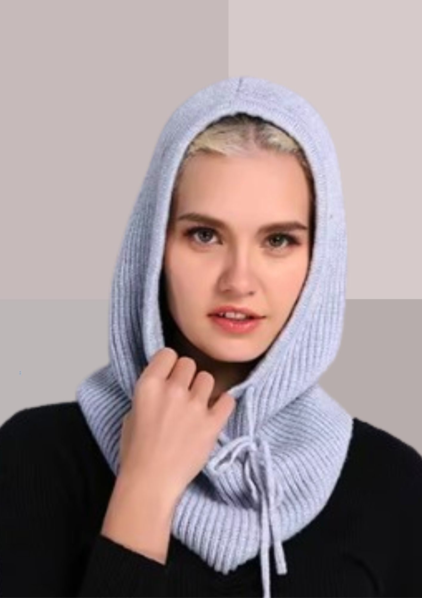 Capuche seule femme - amovible grise | Cap-Chapeau