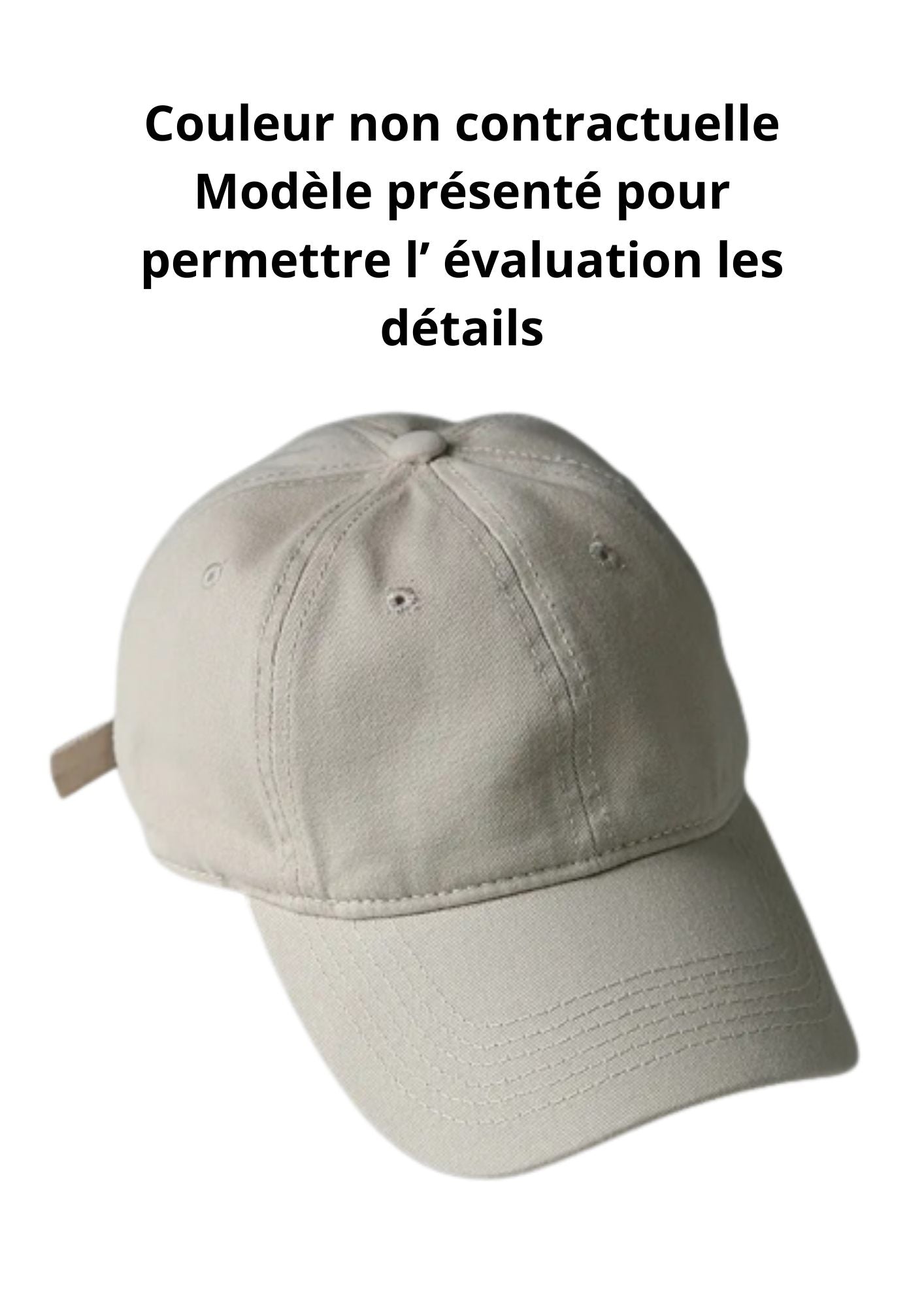 Casquette Dad Cap 6 Pans | Cap-Chapeau