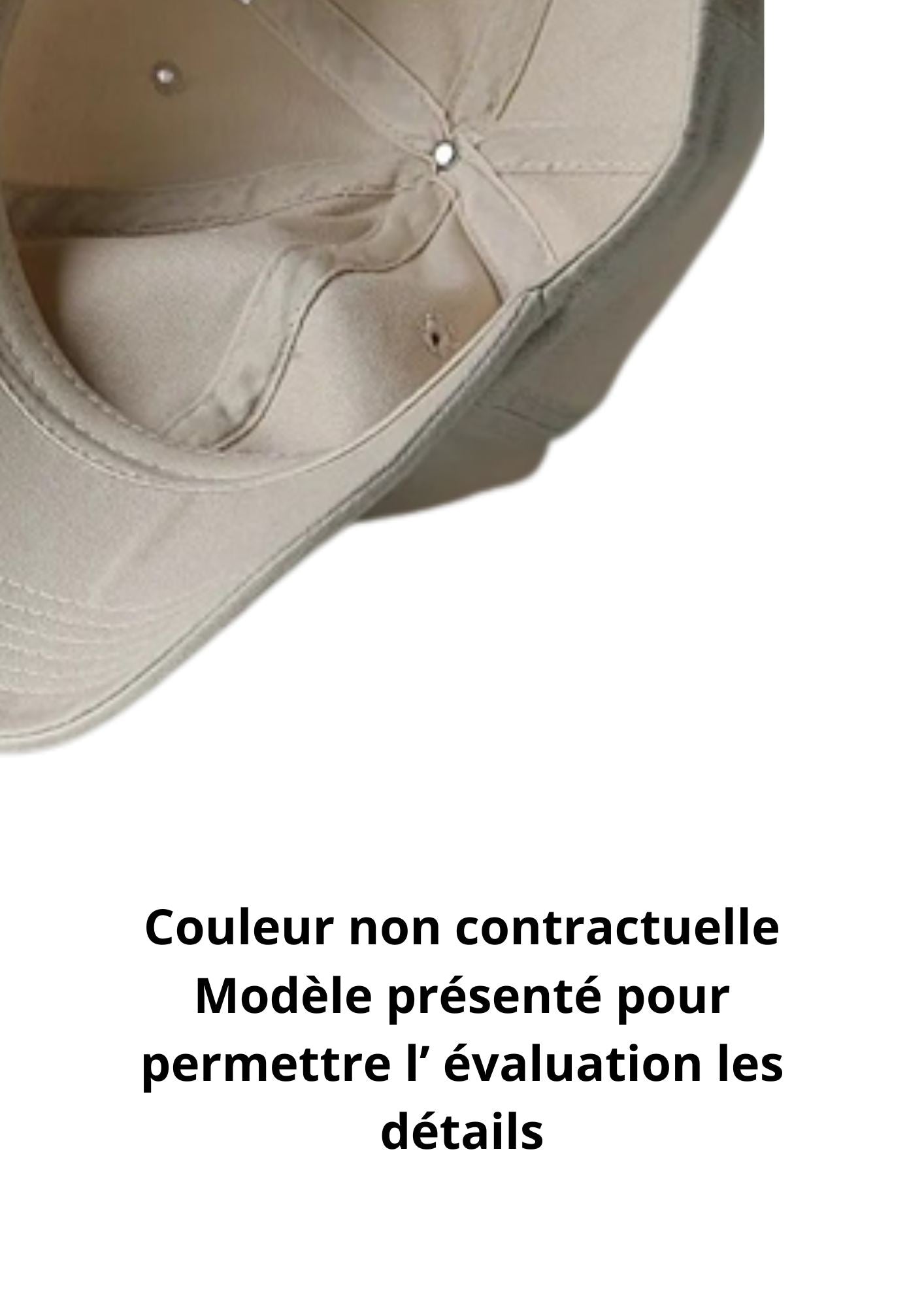CASQUETTE KAKI HOMME