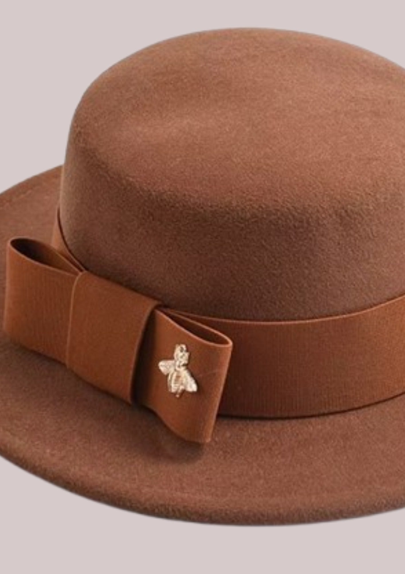 Chapeau abeille boléro marron | Cap-Chapeau