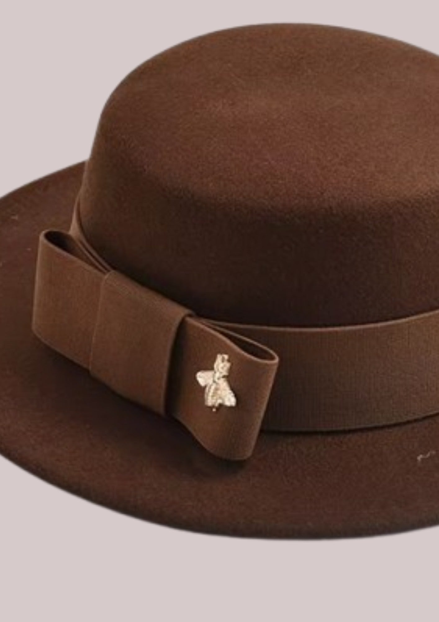 Chapeau abeille boléro marron chocolat | Cap-Chapeau