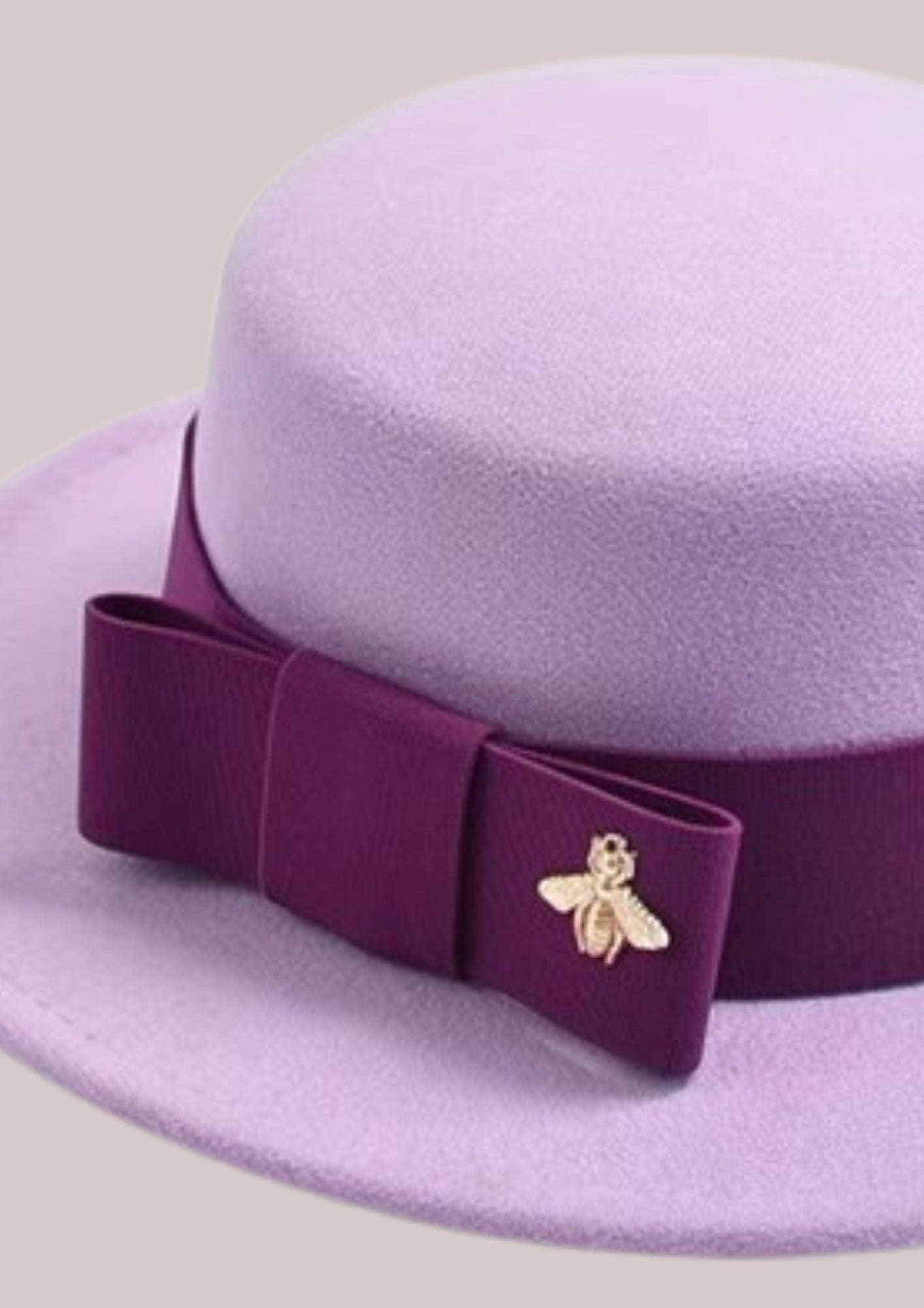 Chapeau abeille boléro - parme et magenta  | Cap-Chapeau