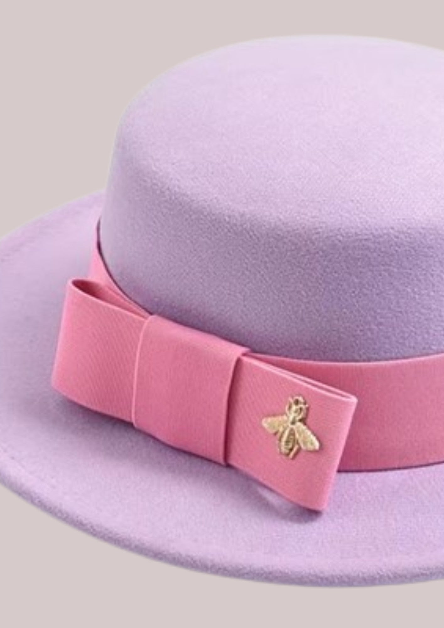 Chapeau abeille boléro - parme et rose  | Cap-Chapeau