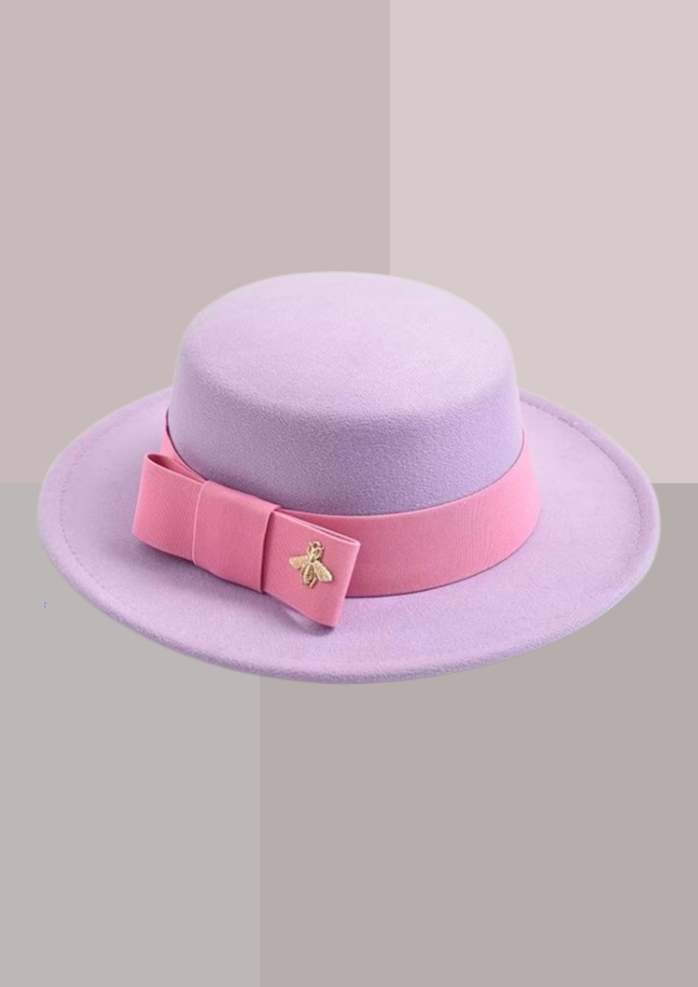 Chapeau boléro - parme et rose | Cap-Chapeau