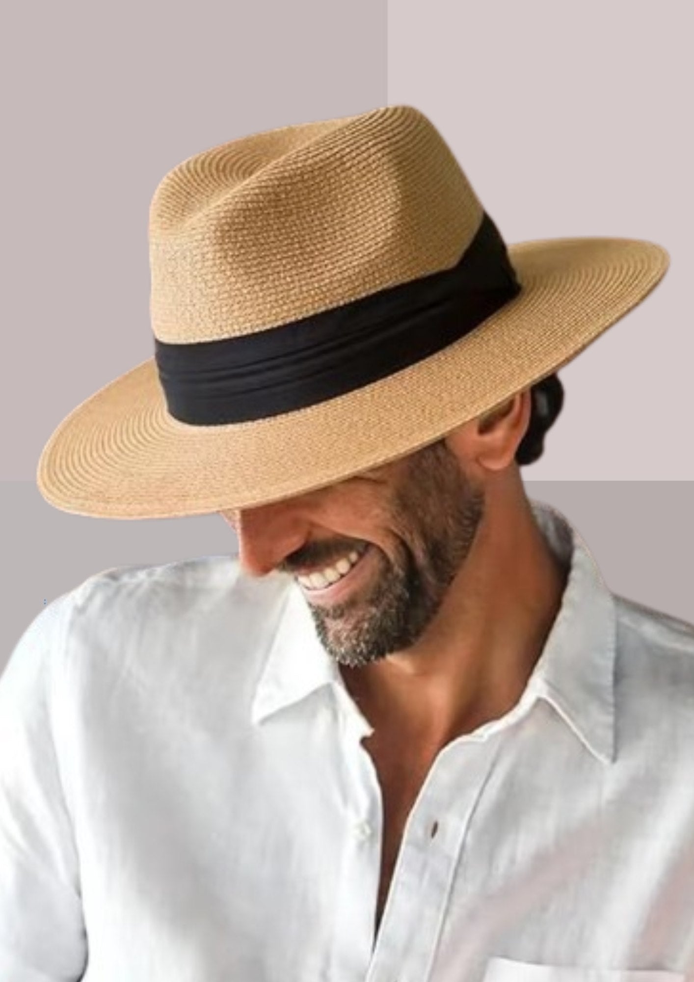 Chapeau de paille pour homme | Cap-chapeau