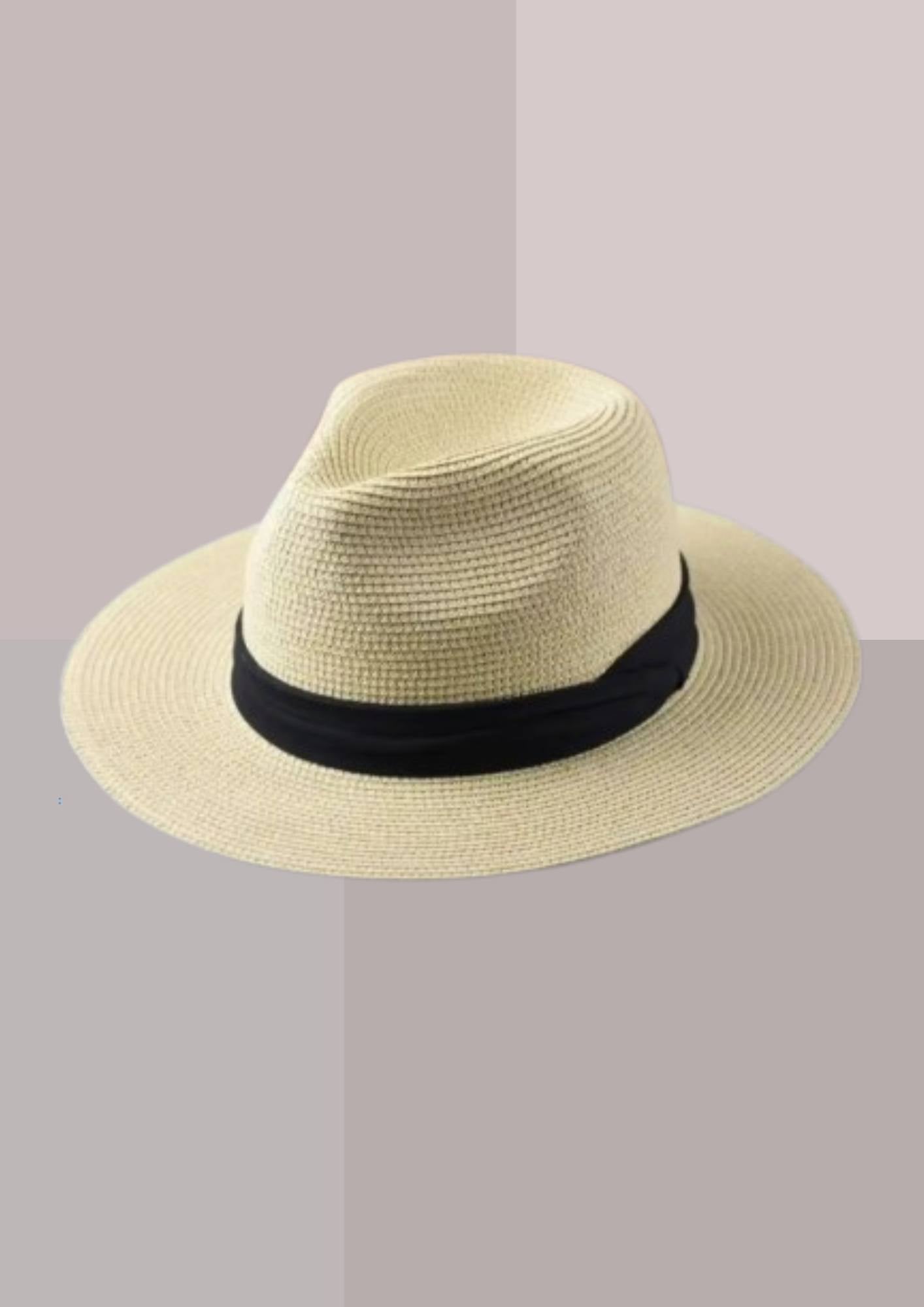Chapeau en paille pour homme - crème | Cap-Chapeau