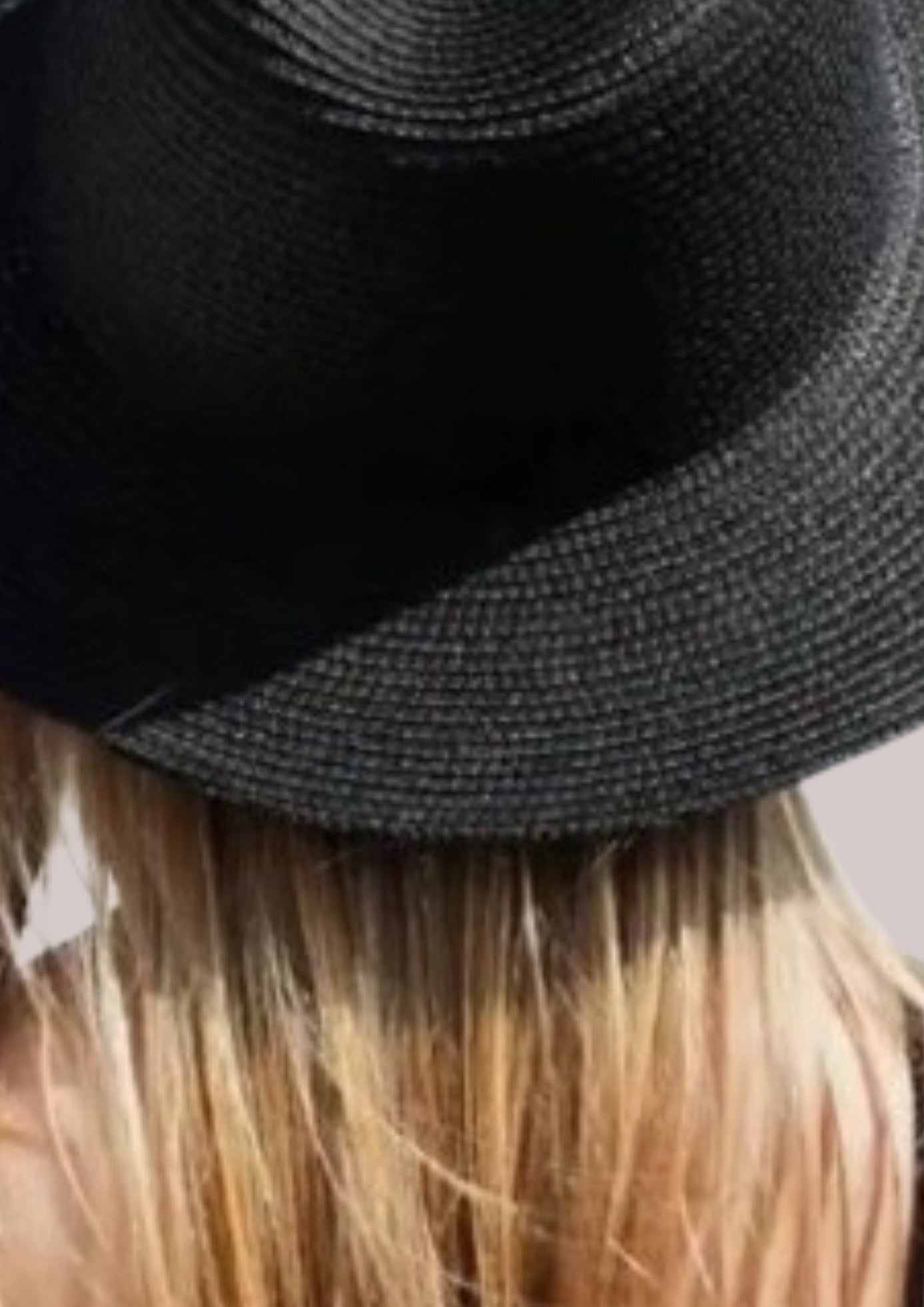 Chapeau de paille panama noir | Cap-Chapeau