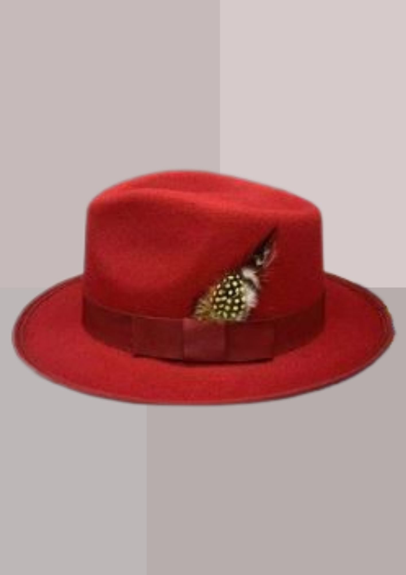 Chapeau Fedora Rouge | Cap-Chapeau