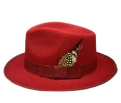 Chapeau-Fedora-Femme- Rouge | Cap-Chapeau