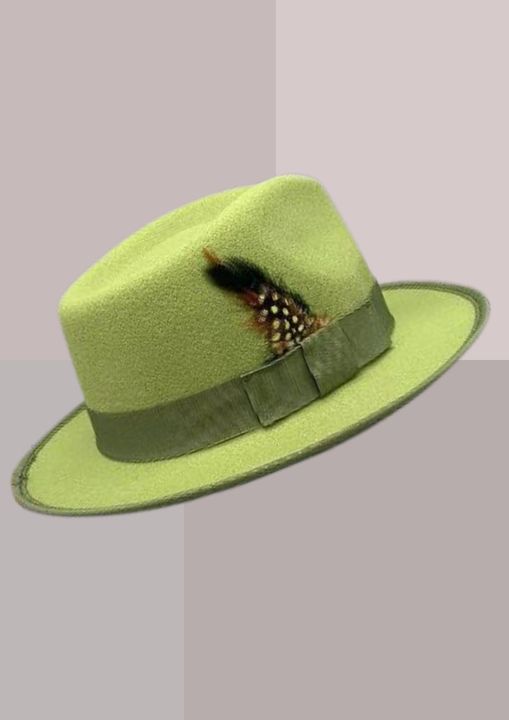 Chapeau Fedora Vert | Cap-Chapeau
