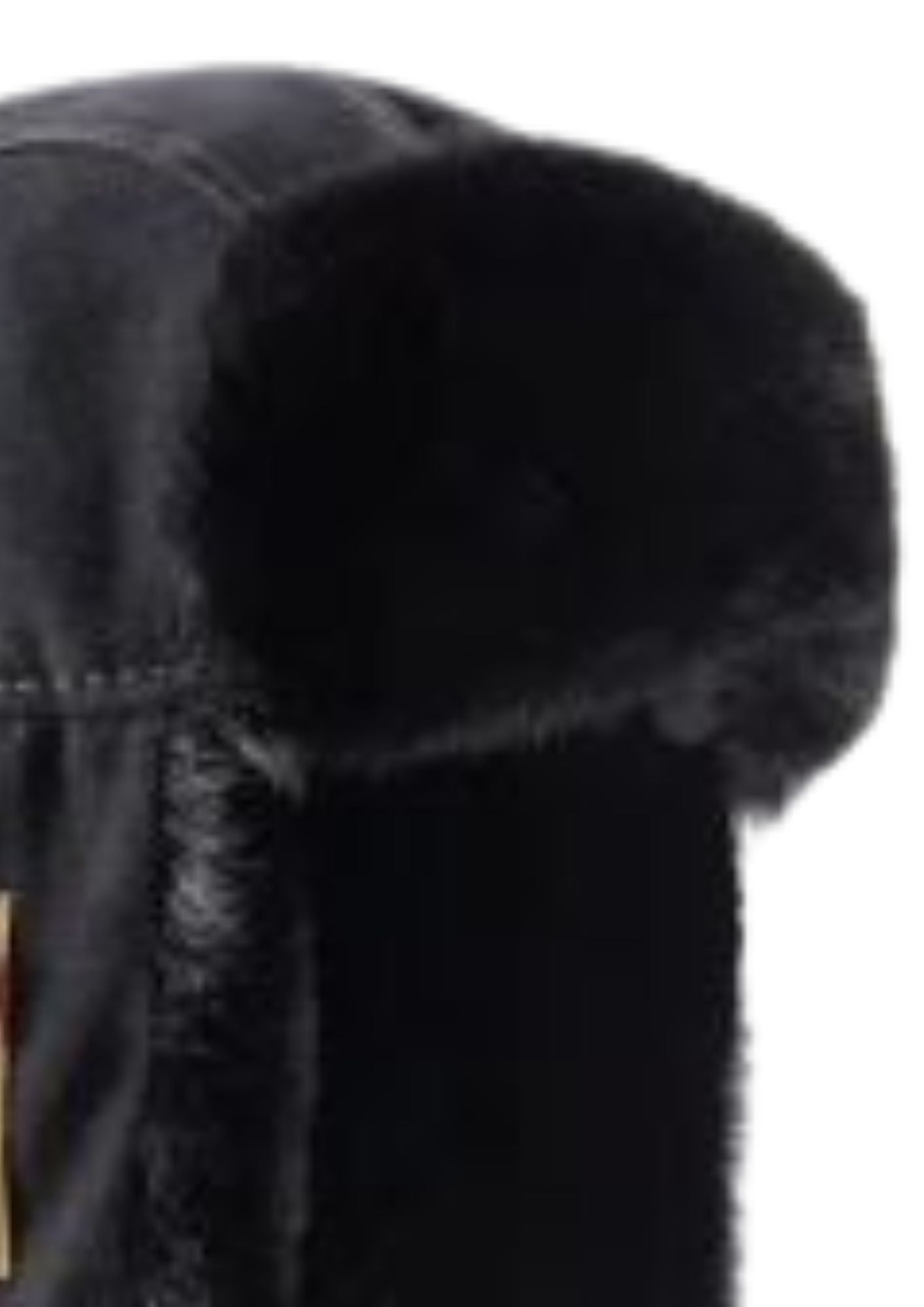 Chapka femme noir et fourrure noire | Cap-Chapeau