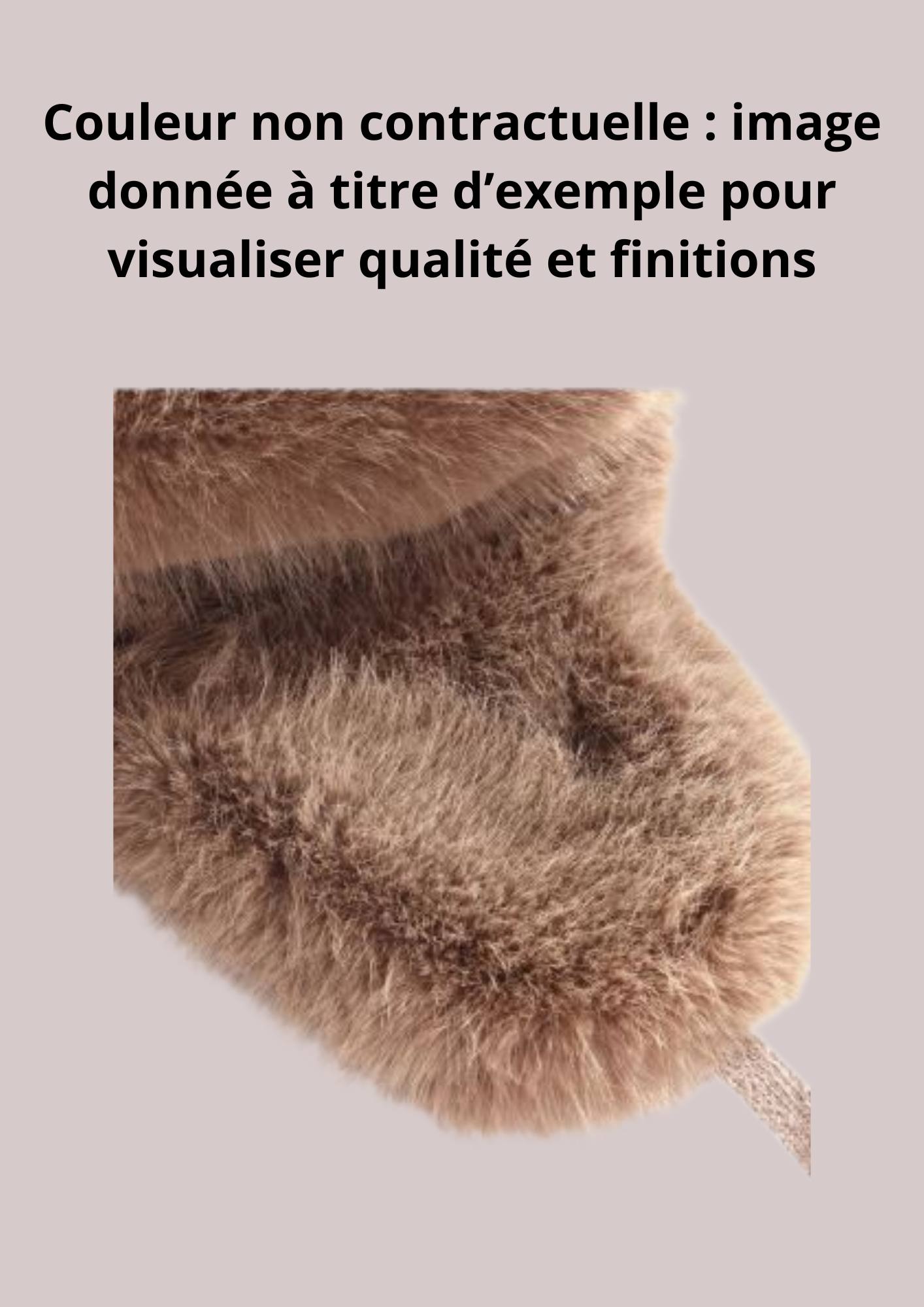 Bonnet femme élégant imitation renard | Cap-Chapeau