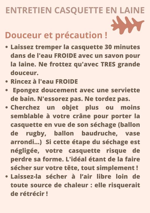 Guide Entretien Casquette en Laine | Cap-Chapeau