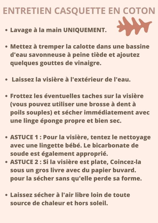 Casquette Cool Dad | Entretien Casquette blanche | Cap-Chapeau