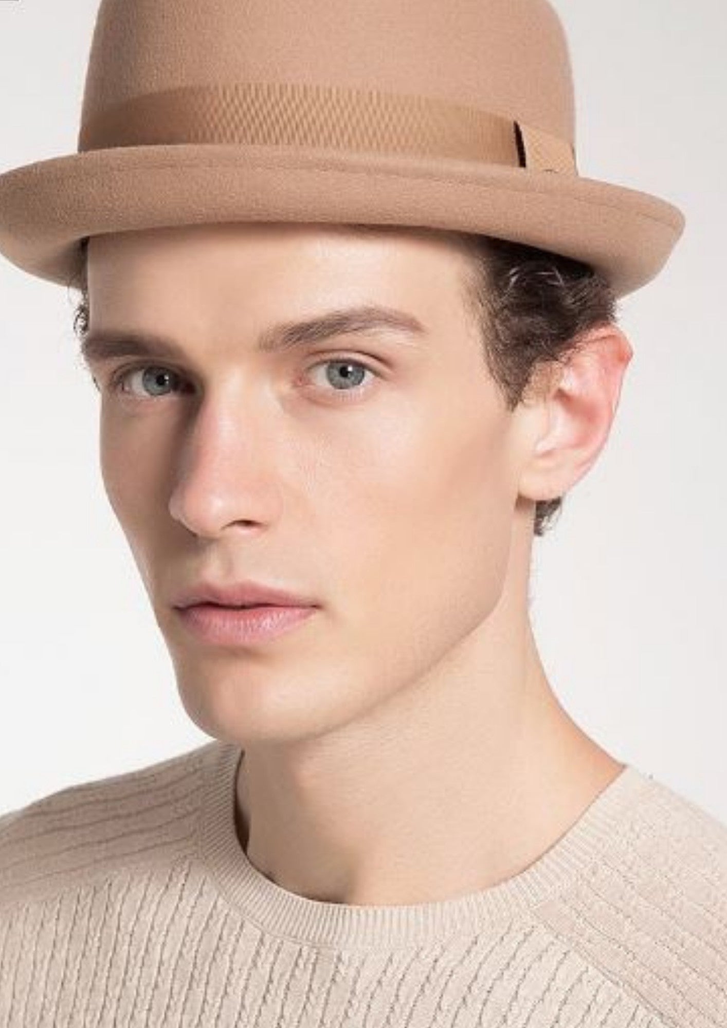 PORKPIE FEUTRE CAMEL