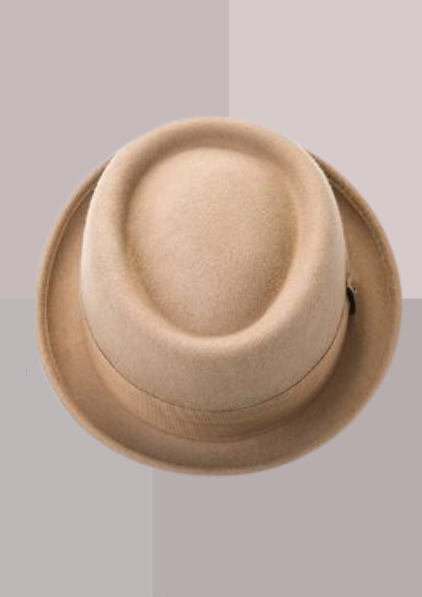 PORKPIE FEUTRE CAMEL