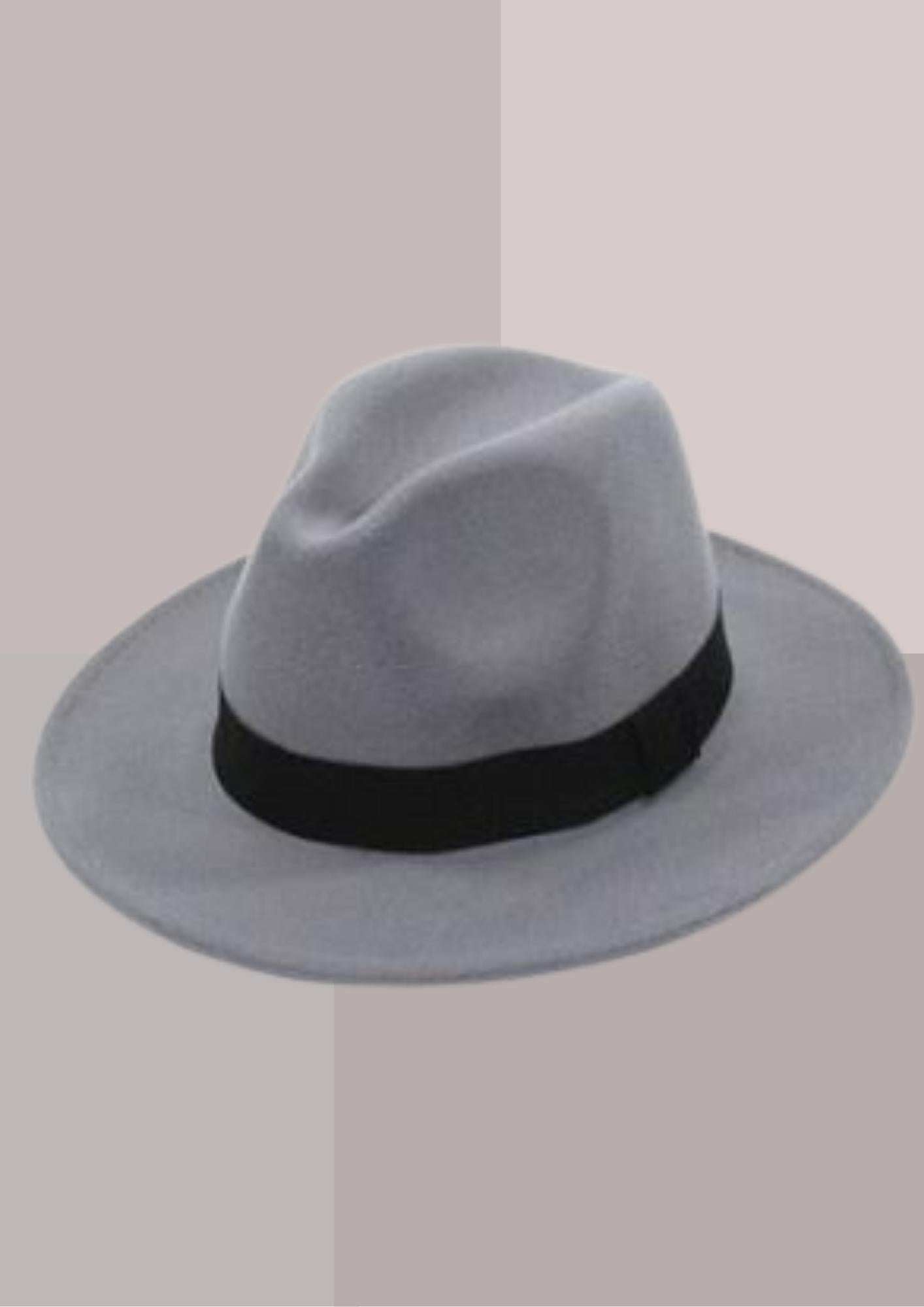 Fedora Chapeau Gris | Cap-Chapeau