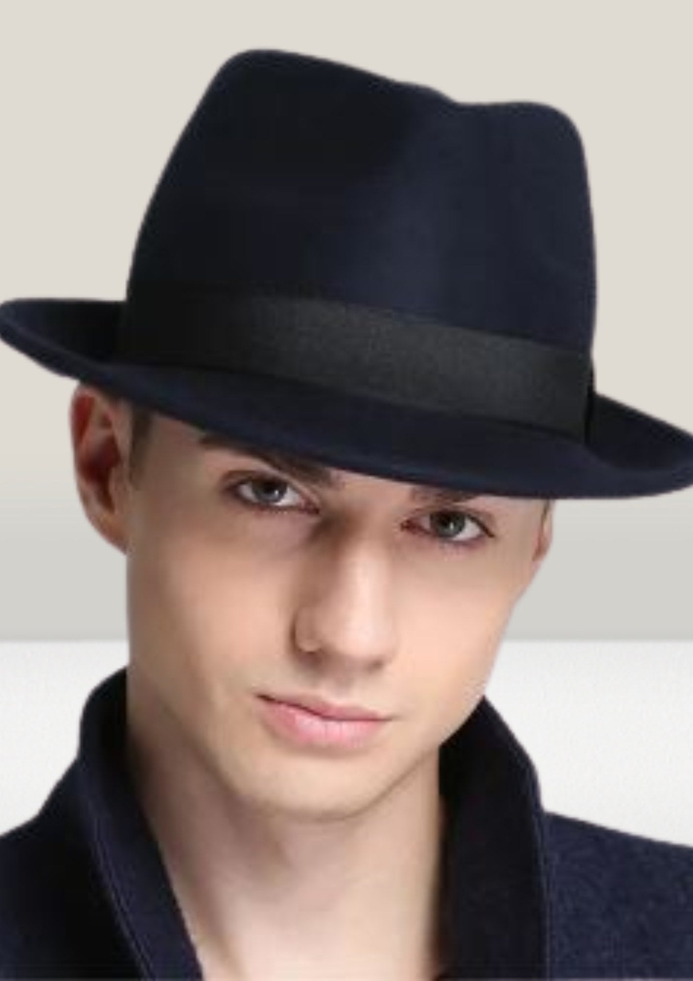 Trilby noir pour Homme | Cap-Chapeau
