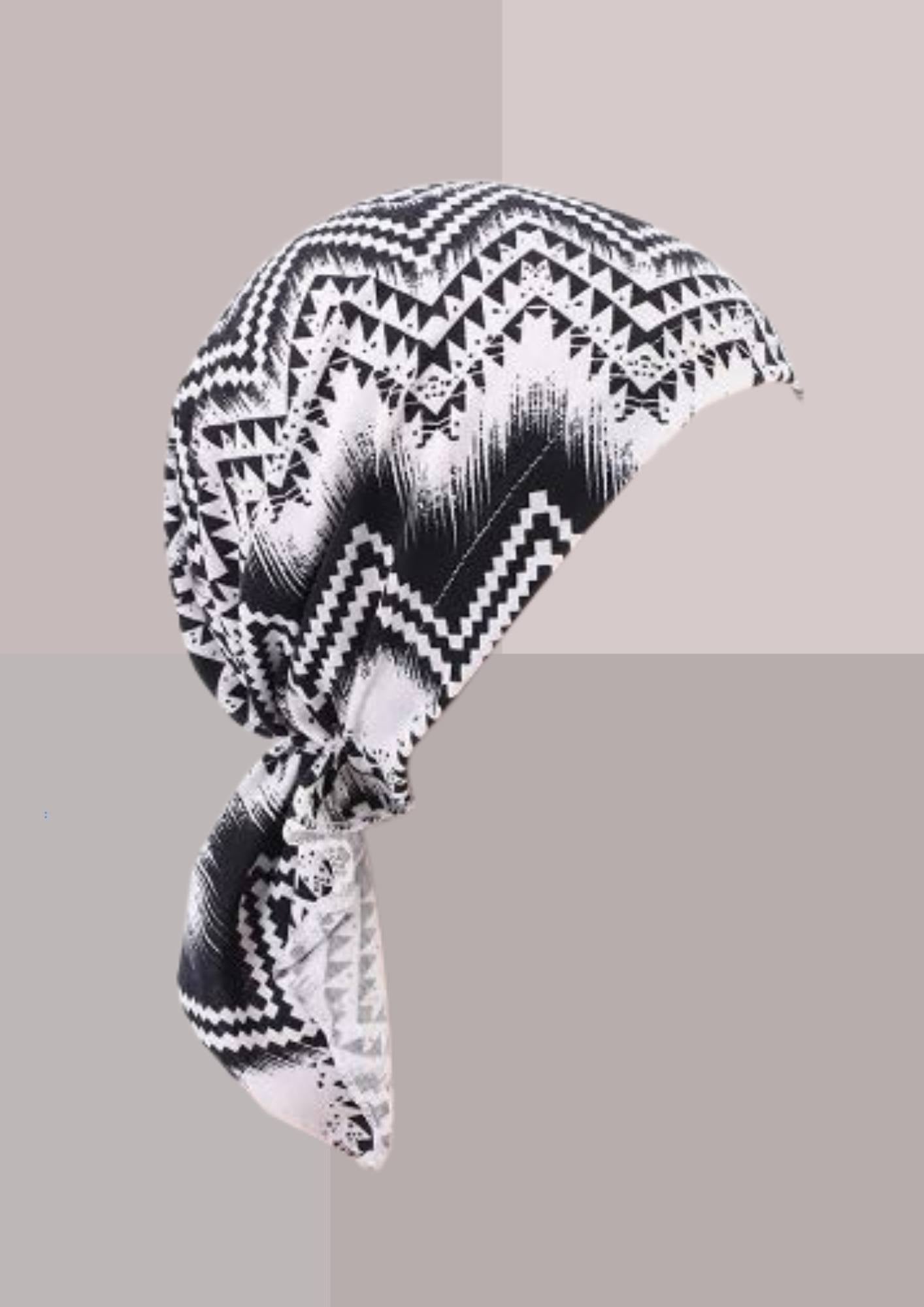 Turban chimio moderne graphique | Cap-Chapeau