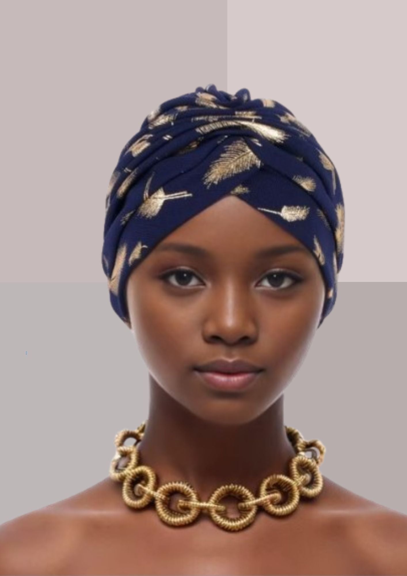 Turban femme - bleu marine |Cap-Chapeau