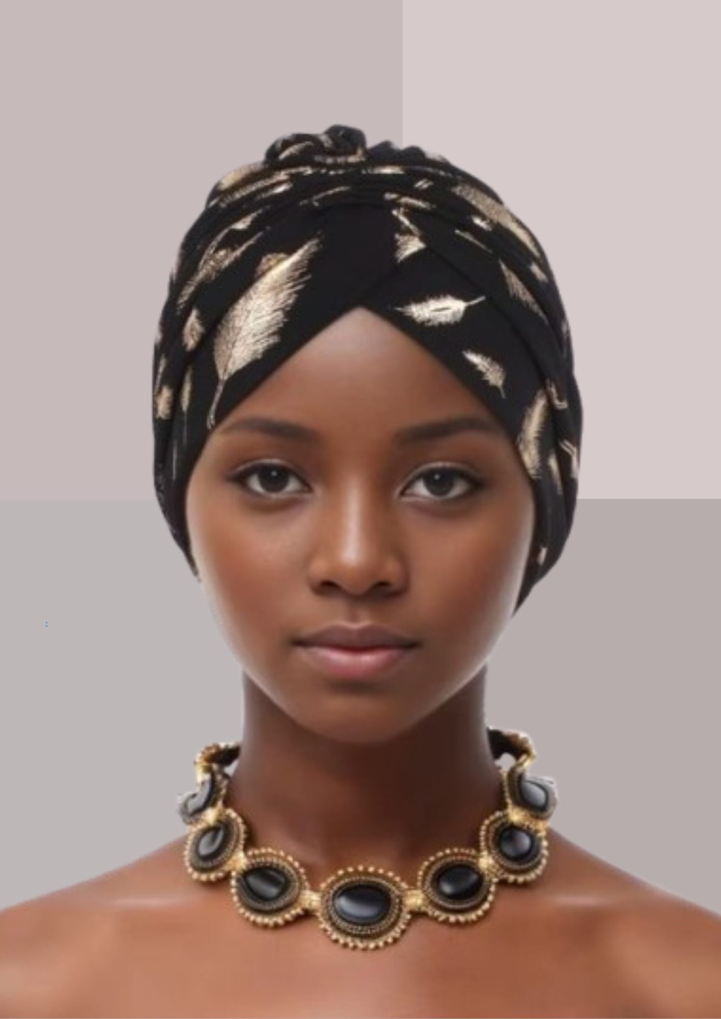 Turban femme noir chimio | Cap Chapeau