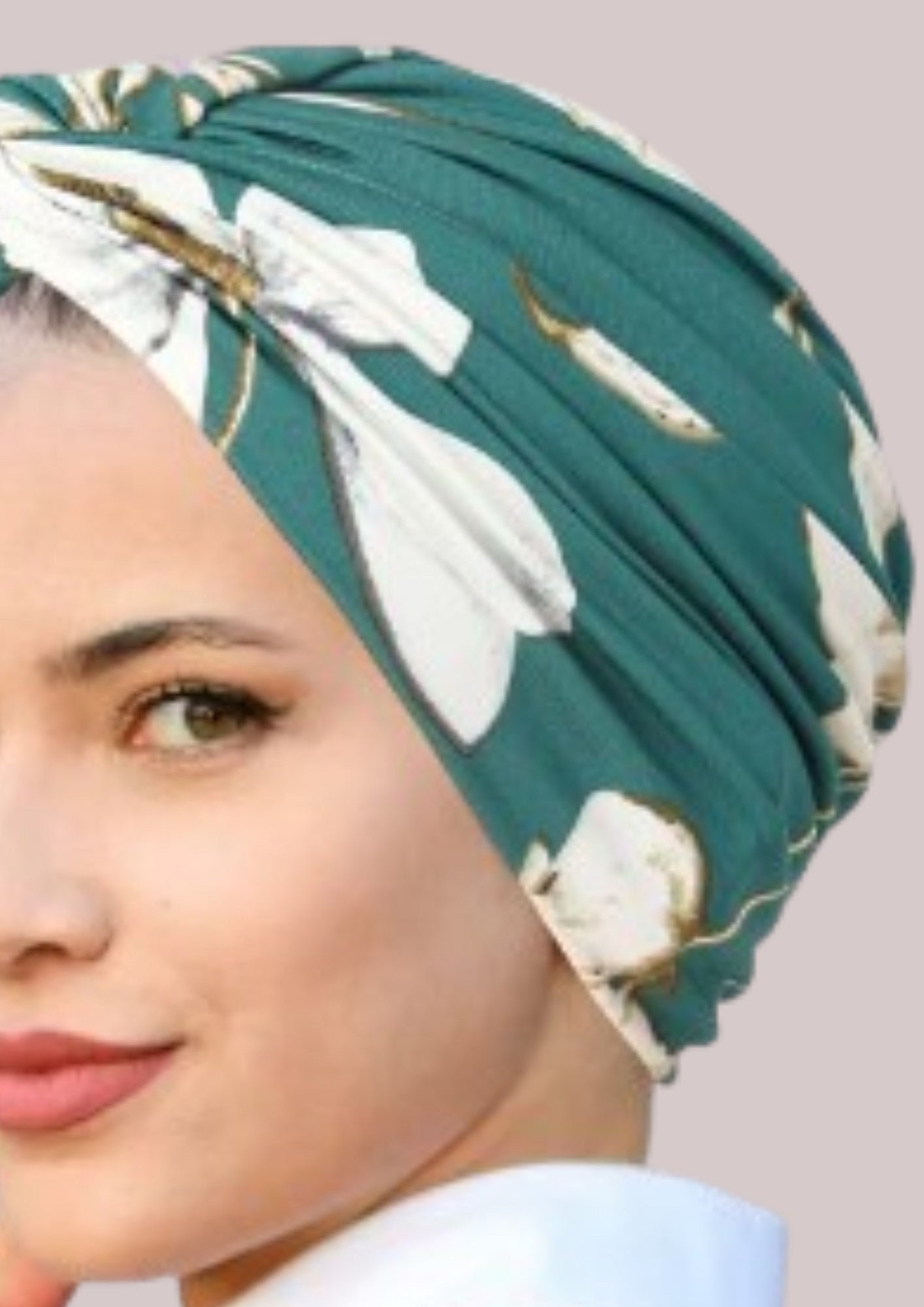 Turban femme chimio turquoise | Cap-Chapeau