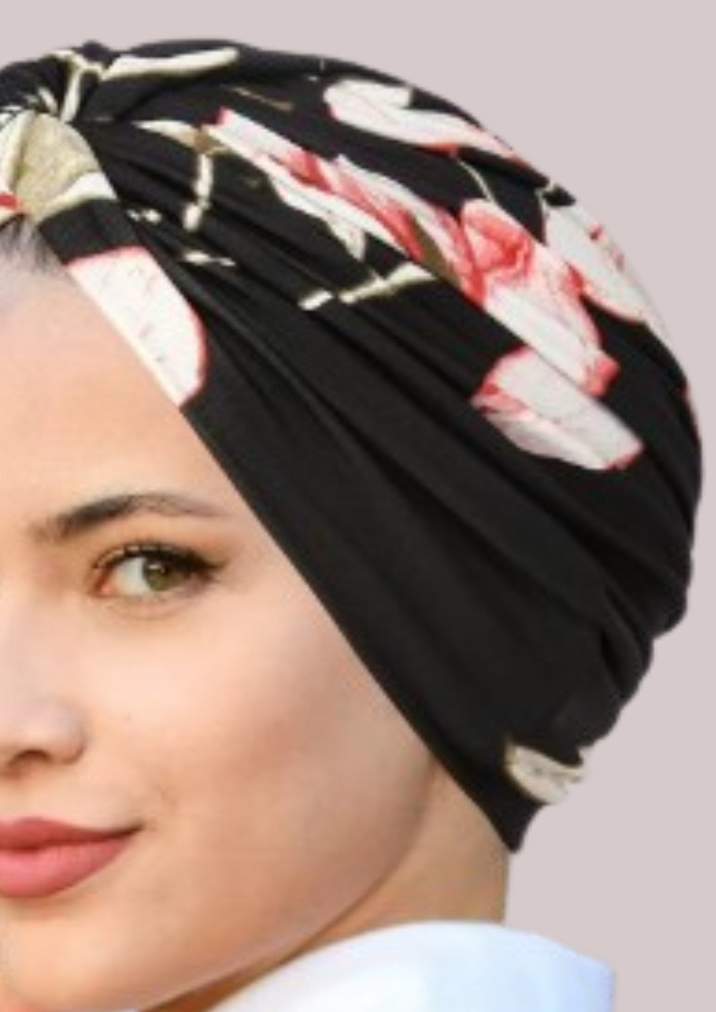 Turban femme chimio en noir chic | Cap-Chapeau