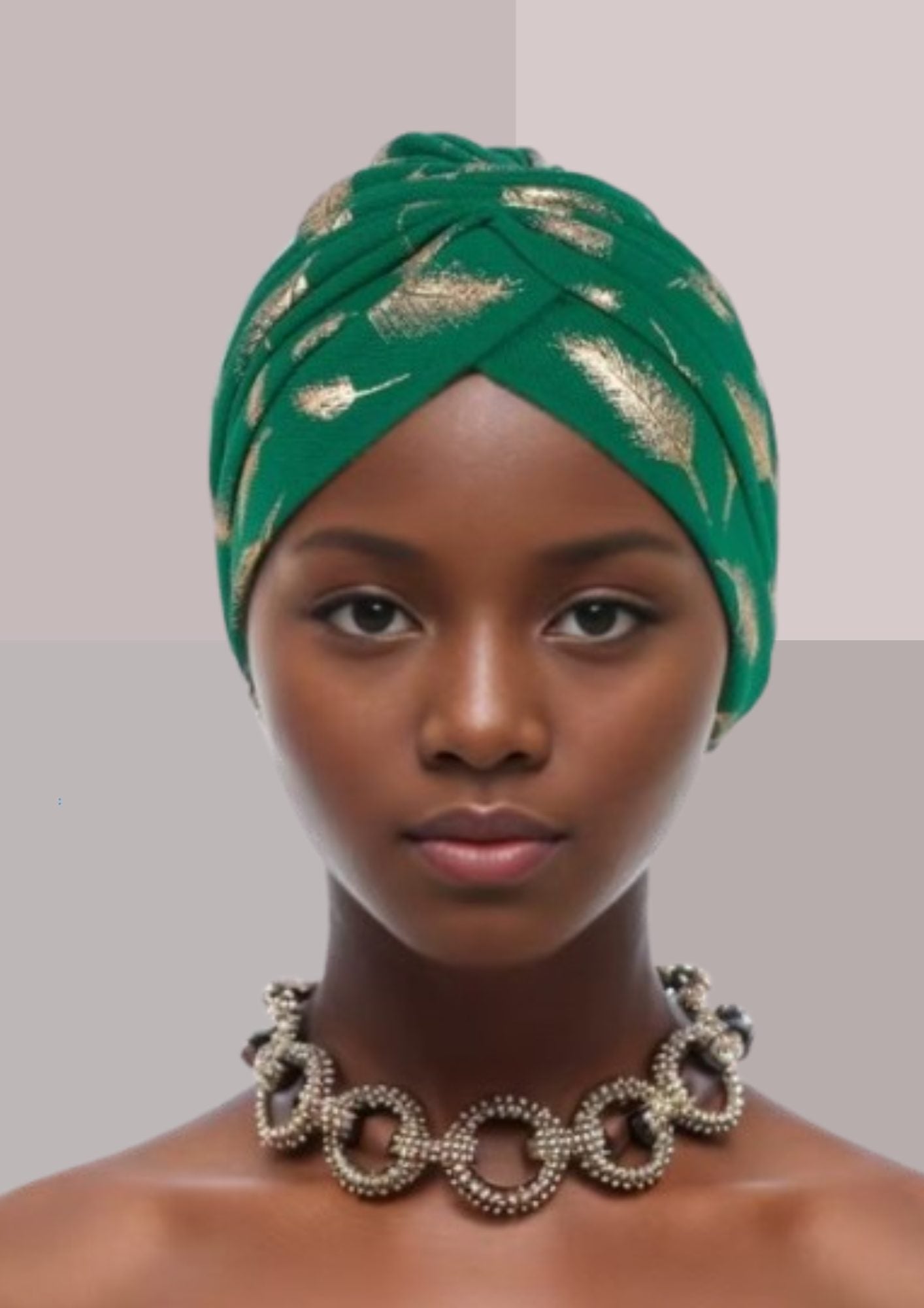Turban femme vert chimio | Cap-Chapeau
